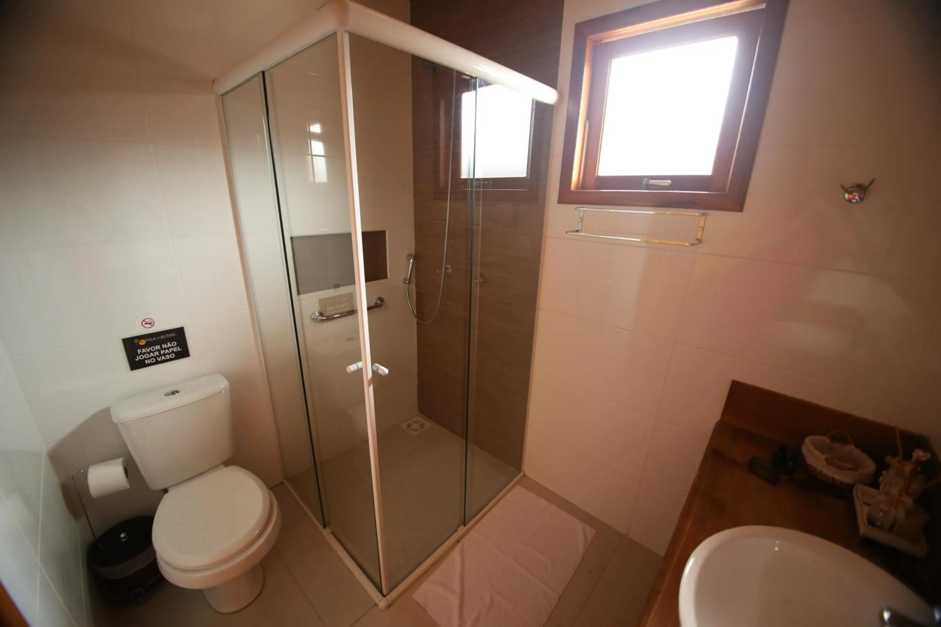 Bathroom in Pousada Vila dos Butias