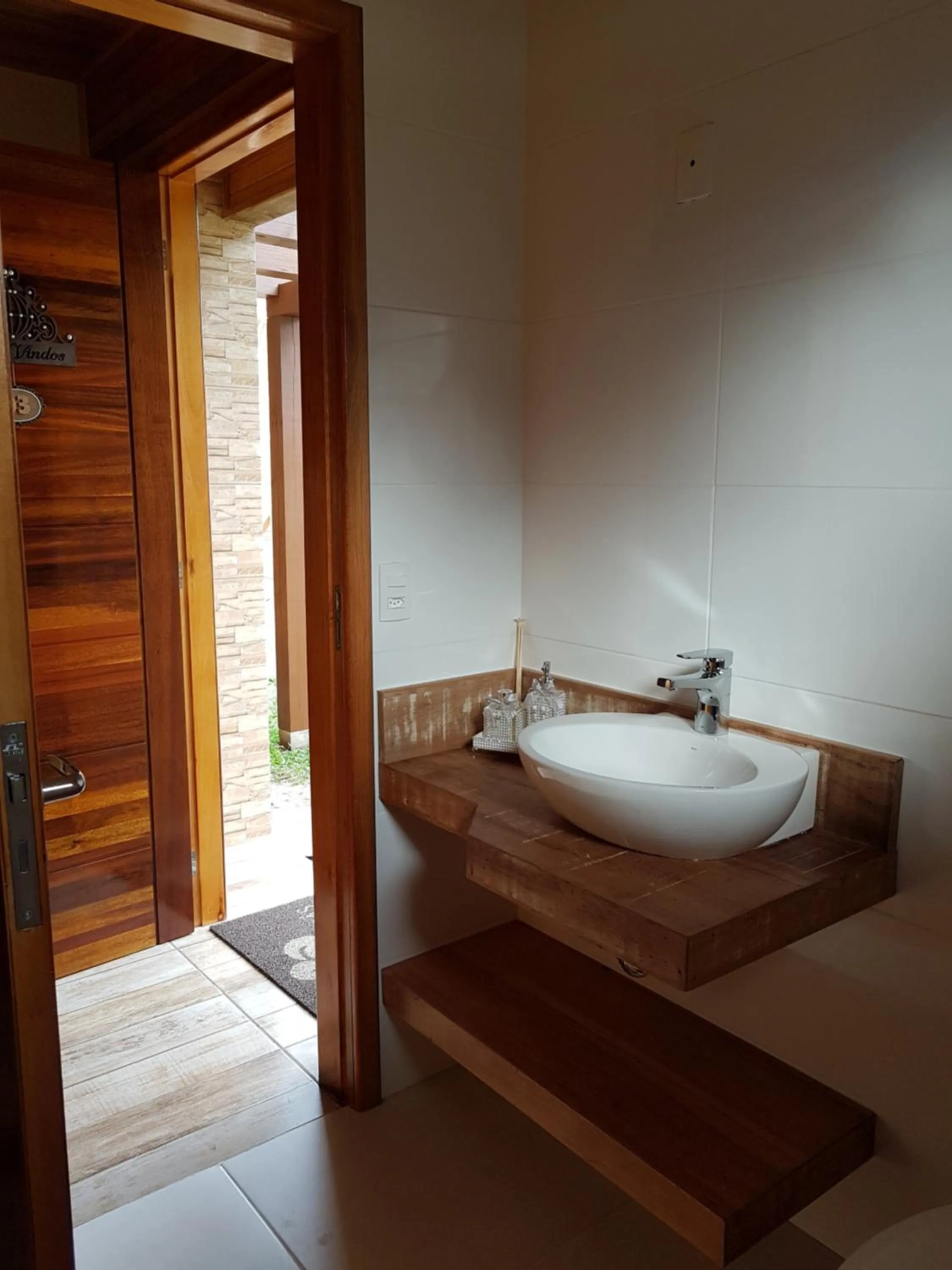 Bathroom in Pousada Vila dos Butias