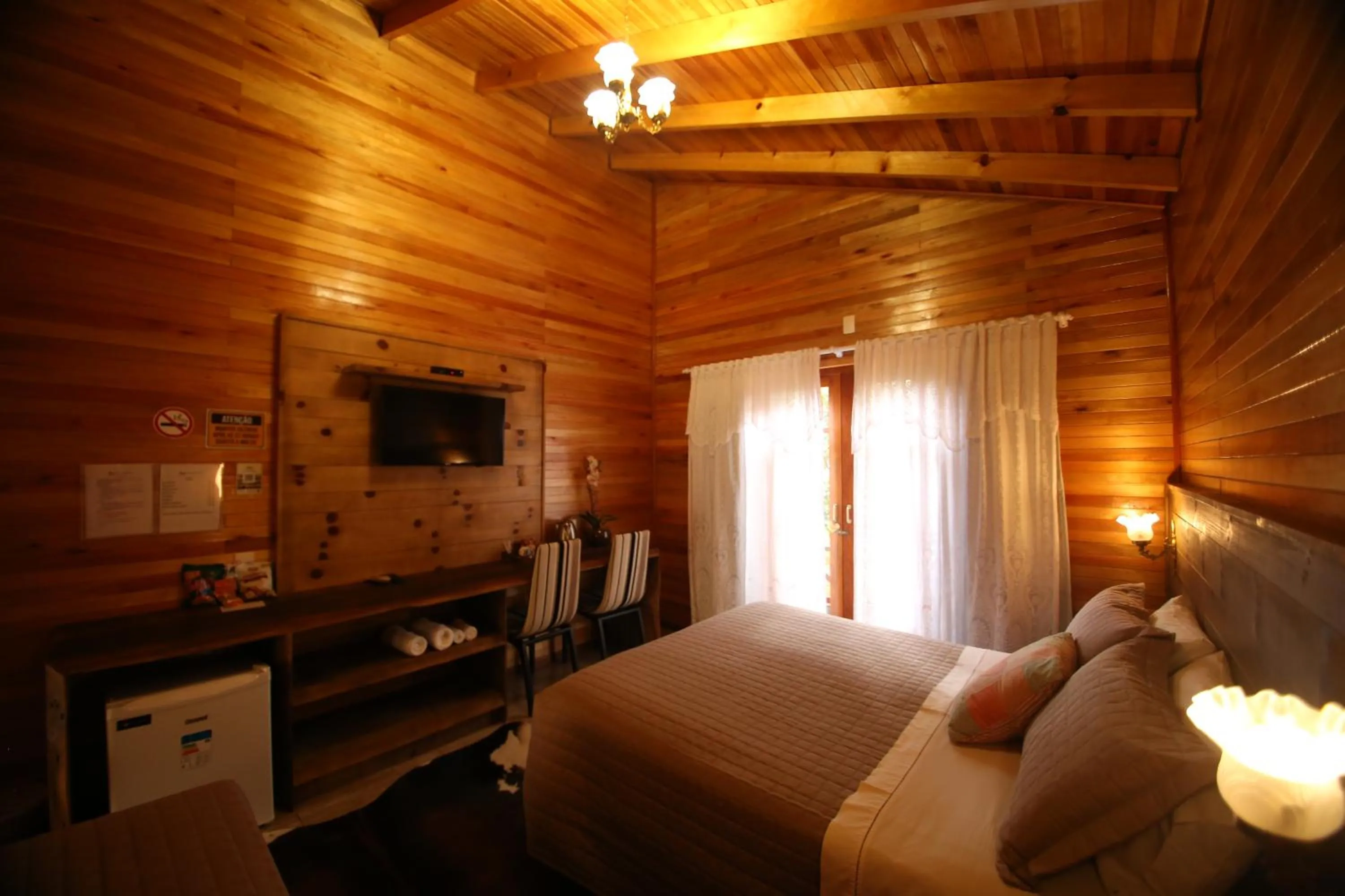 Bed in Pousada Vila dos Butias