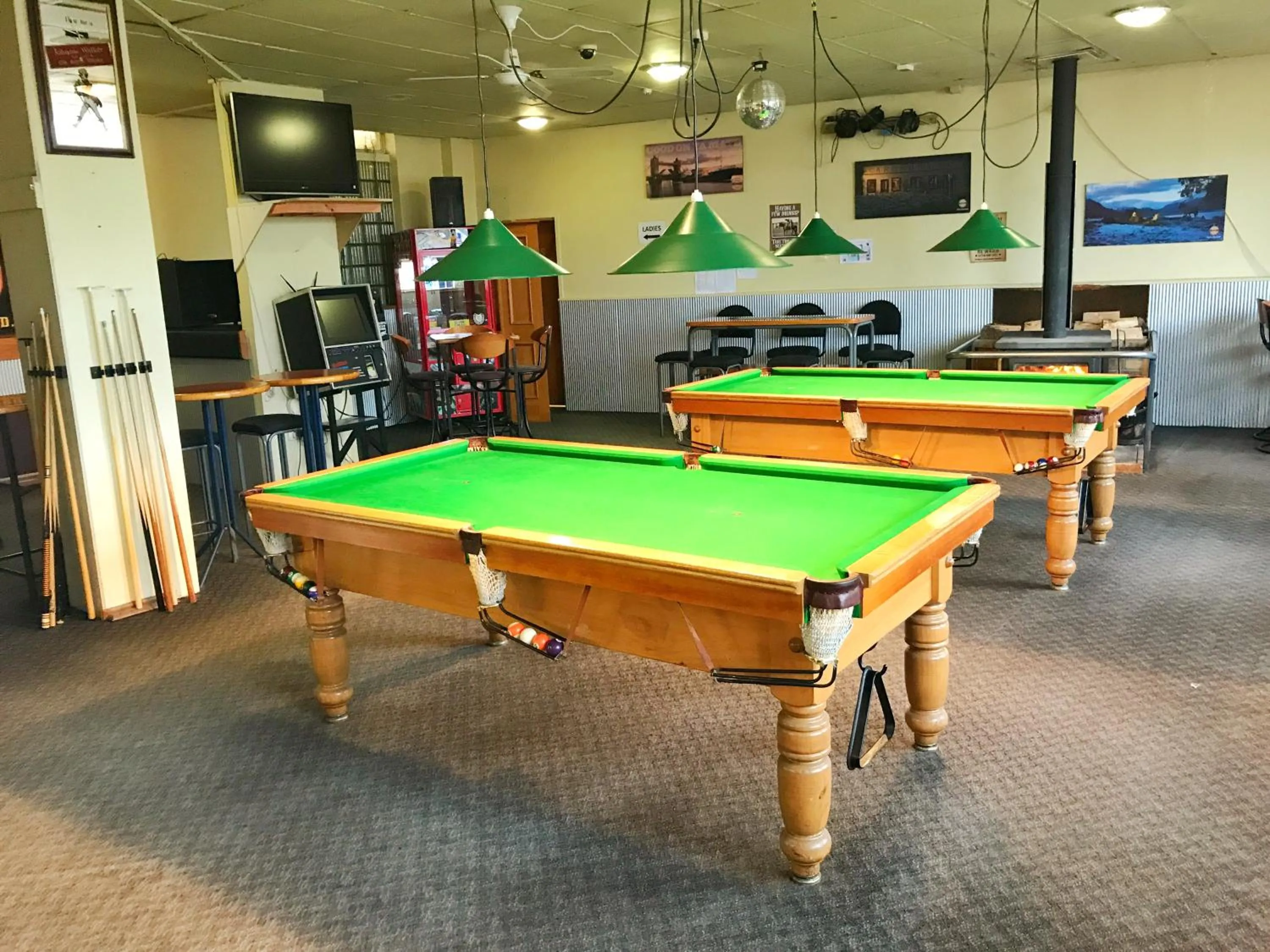 Billiard in Geraldine Heritage Hotel