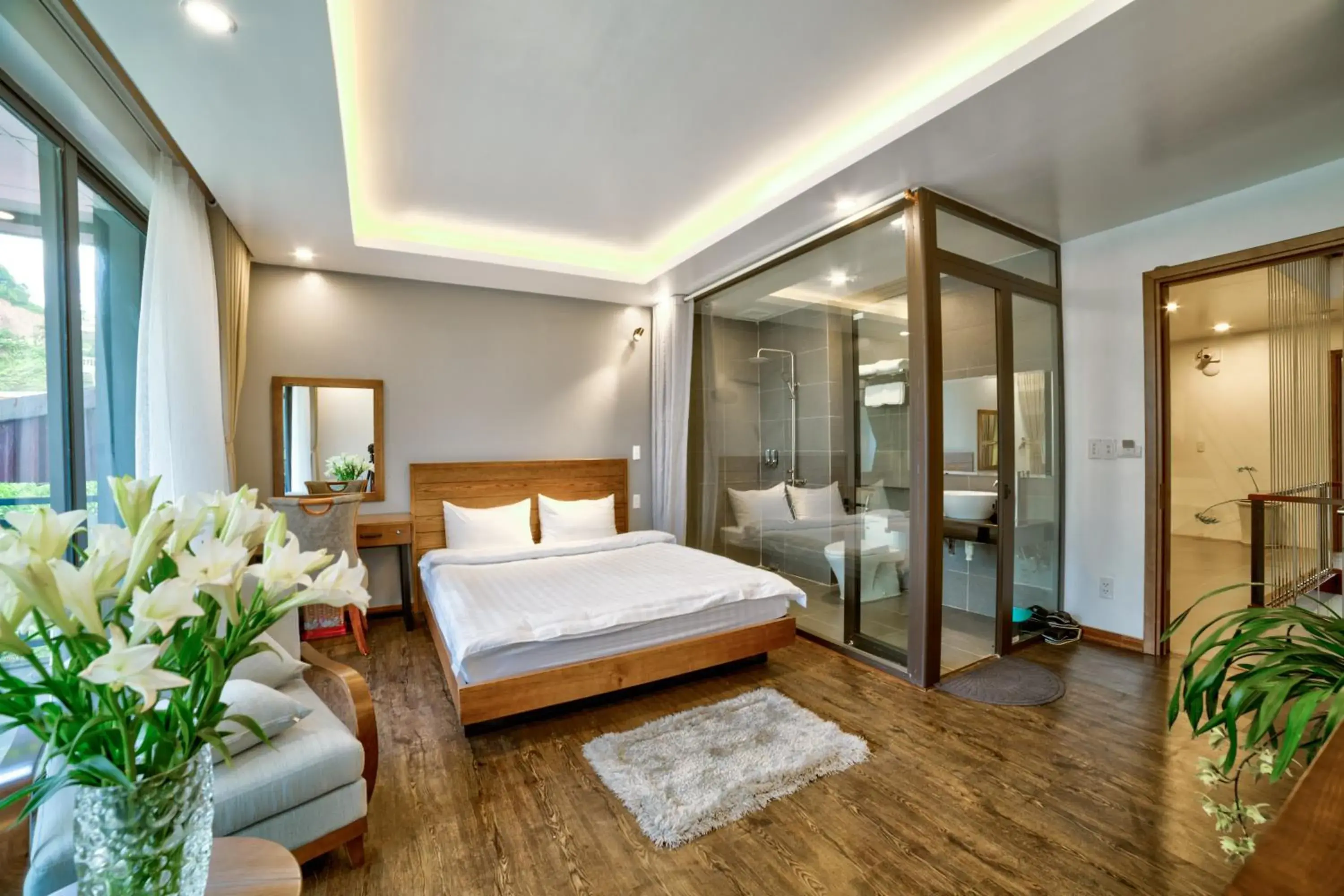 Deluxe Double Room with Balcony in Lustig Hostel Deluxe Double Room with Balcony in Lustig Hostel