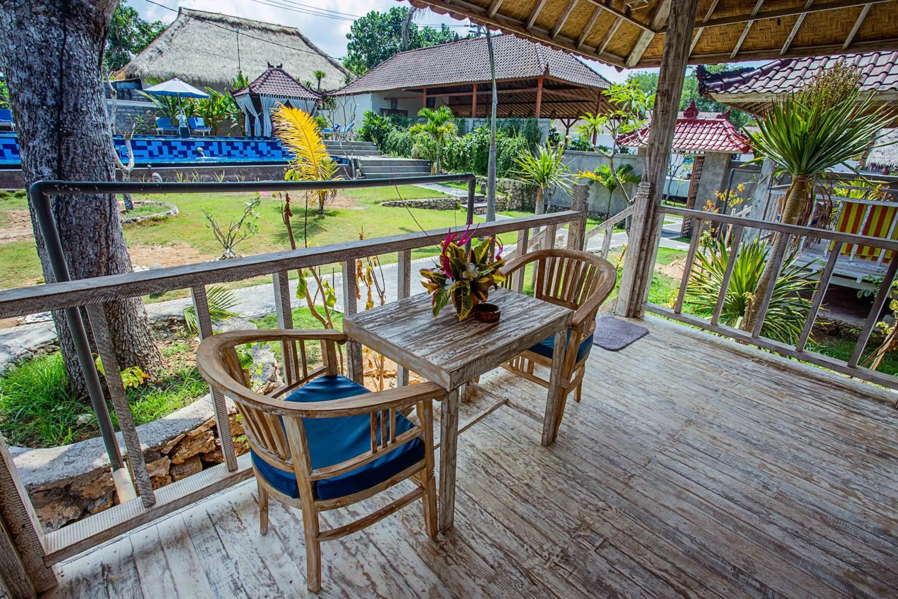 Balcony/Terrace in D'Coin Lembongan