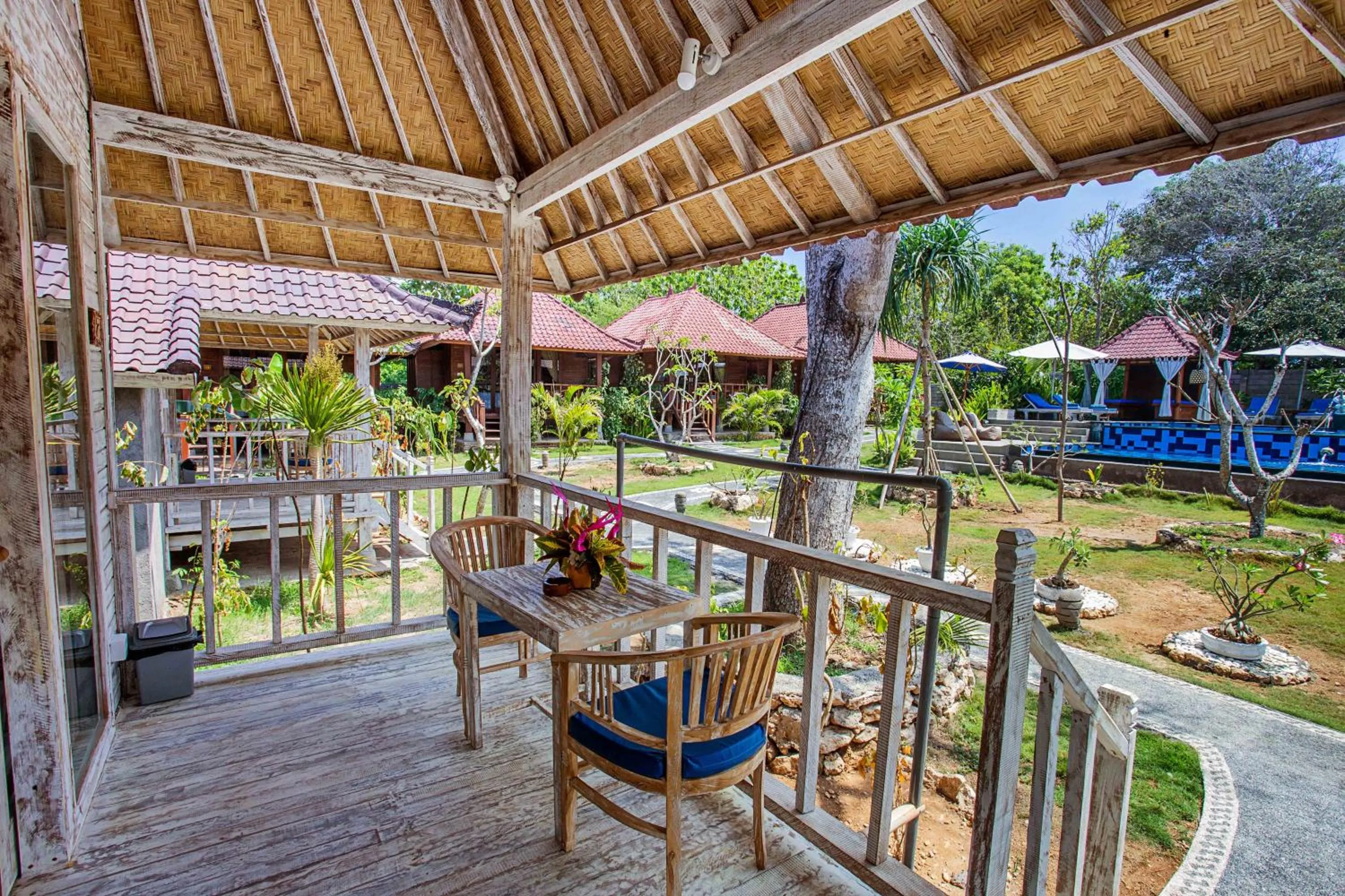 Balcony/Terrace in D'Coin Lembongan