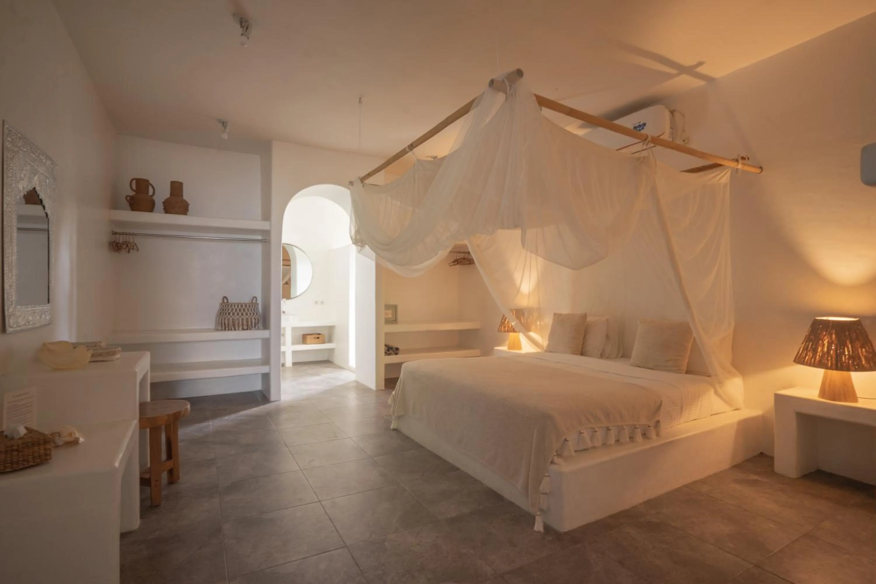 Bed in Cabana - Boutique Beachfront Accommodation