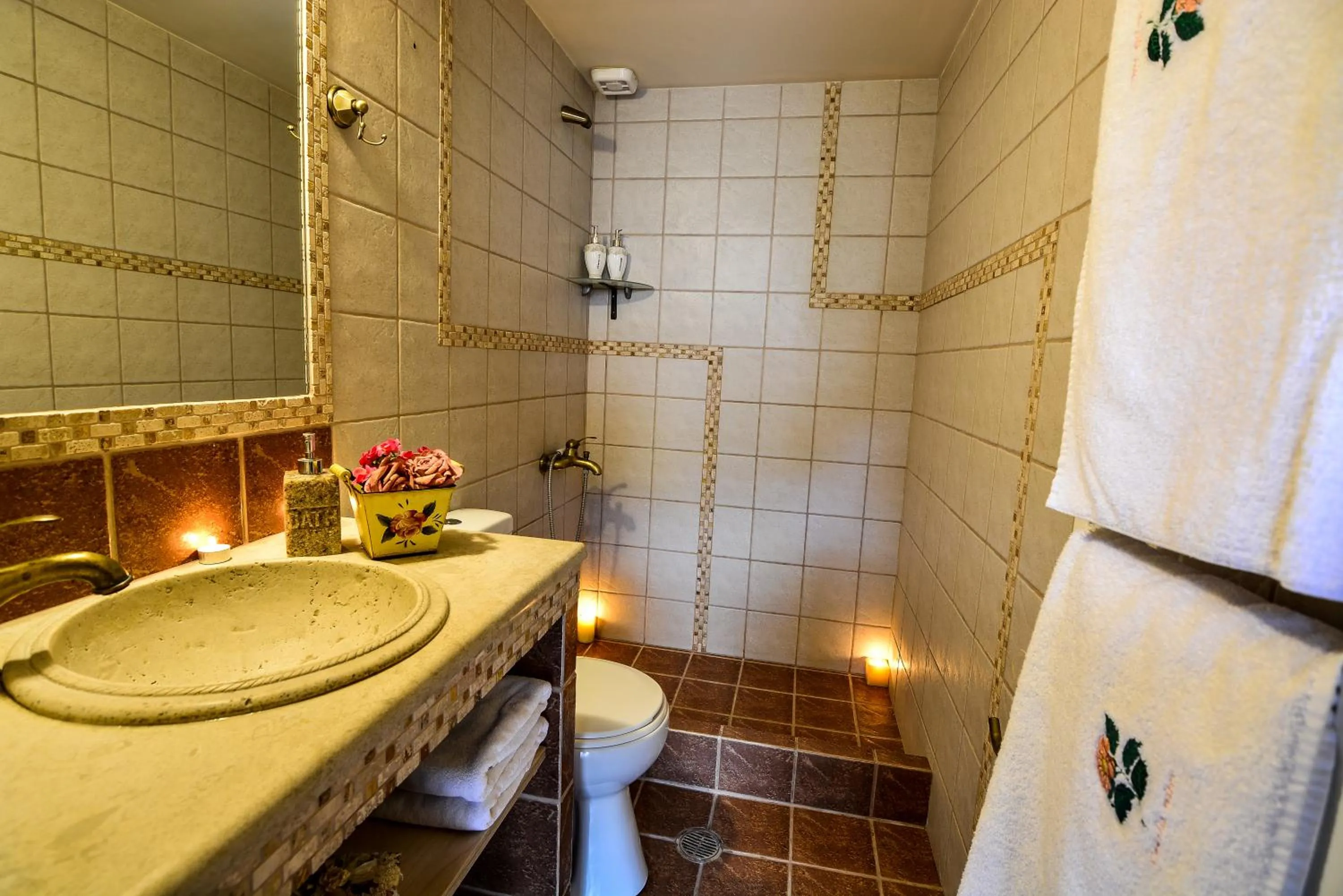 Bathroom in Camelia Suites