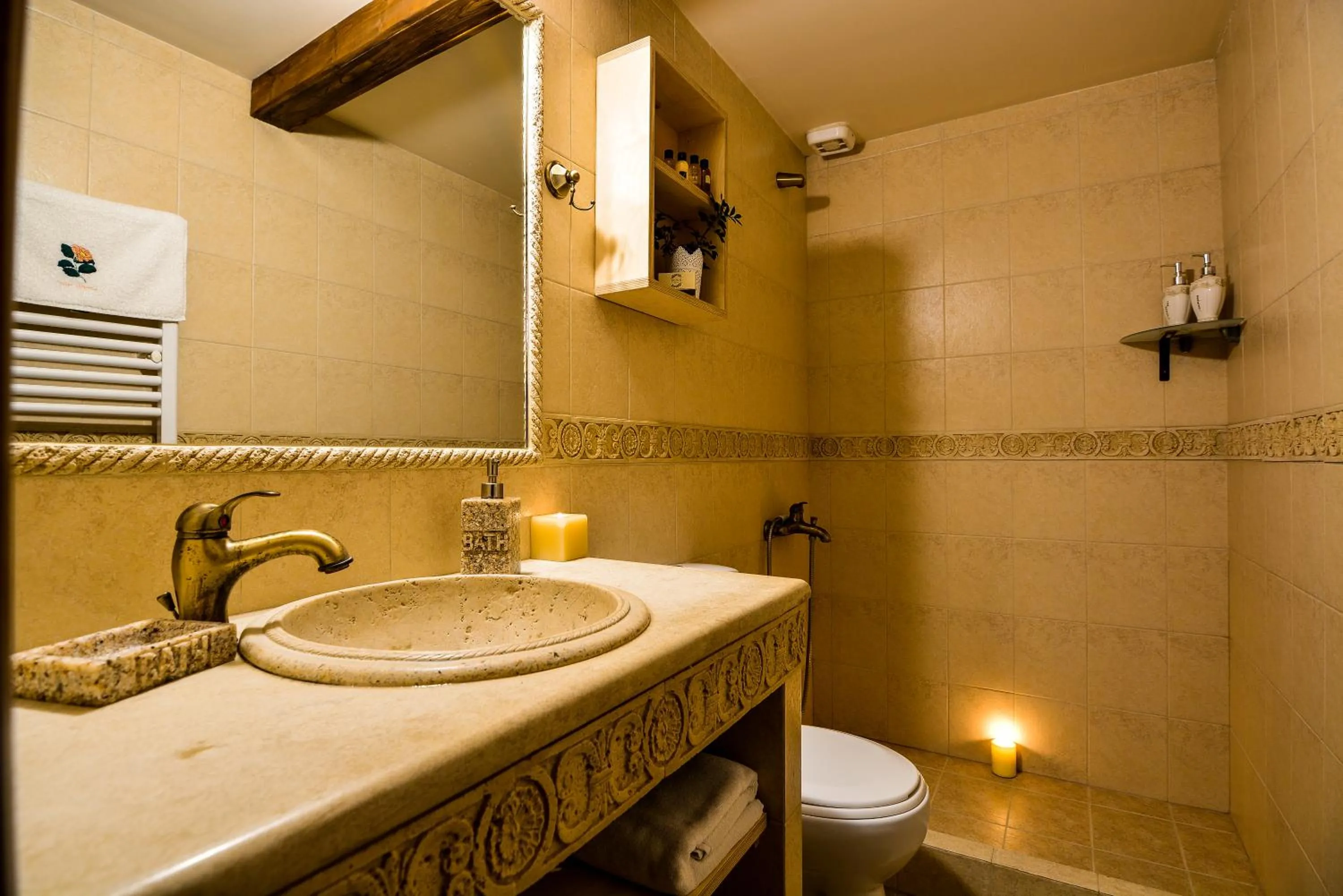 Bathroom in Camelia Suites