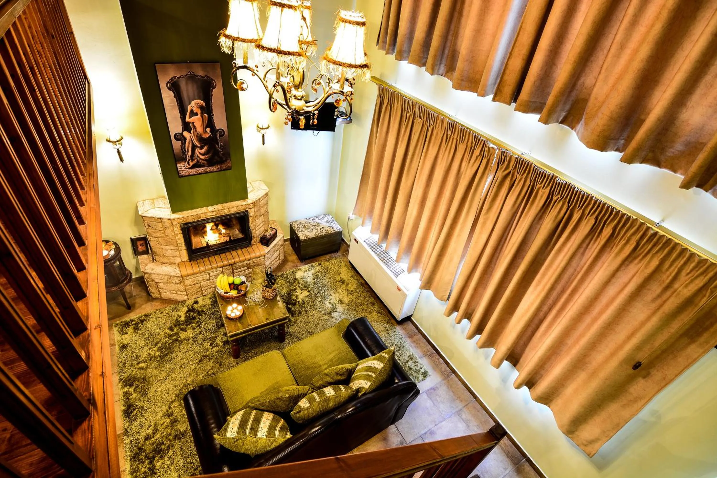 Living room in Camelia Suites
