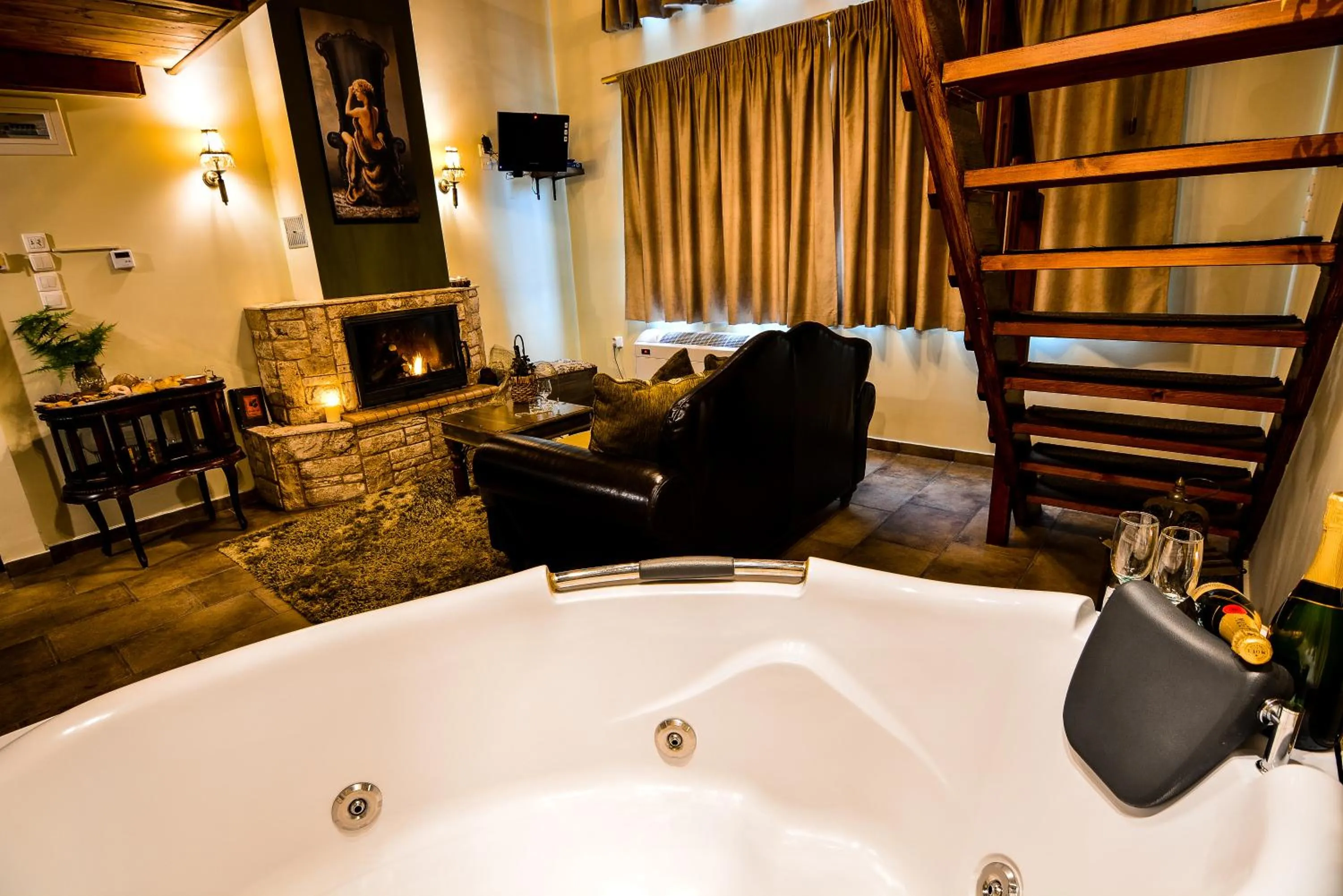 Living room in Camelia Suites