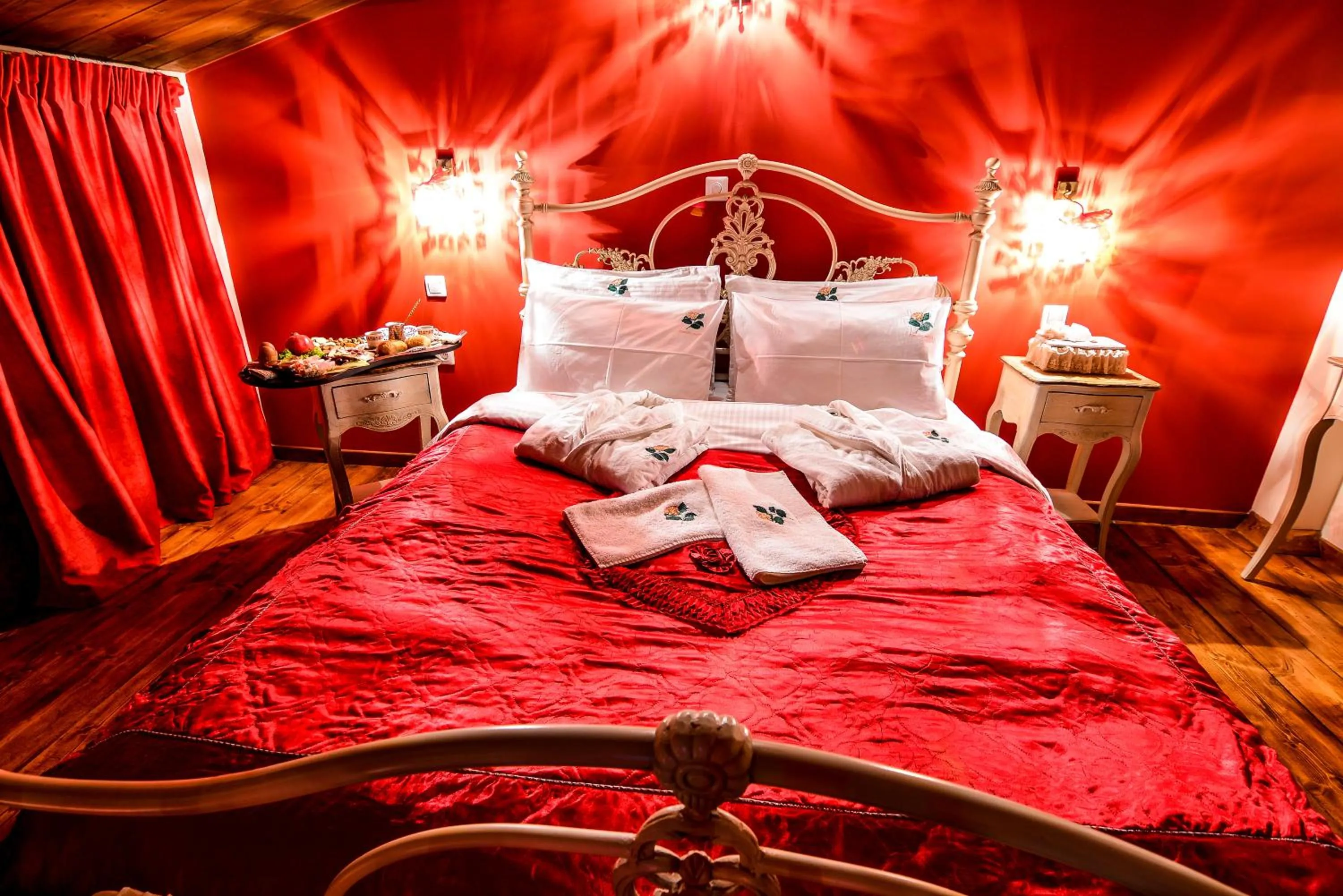 Bed in Camelia Suites