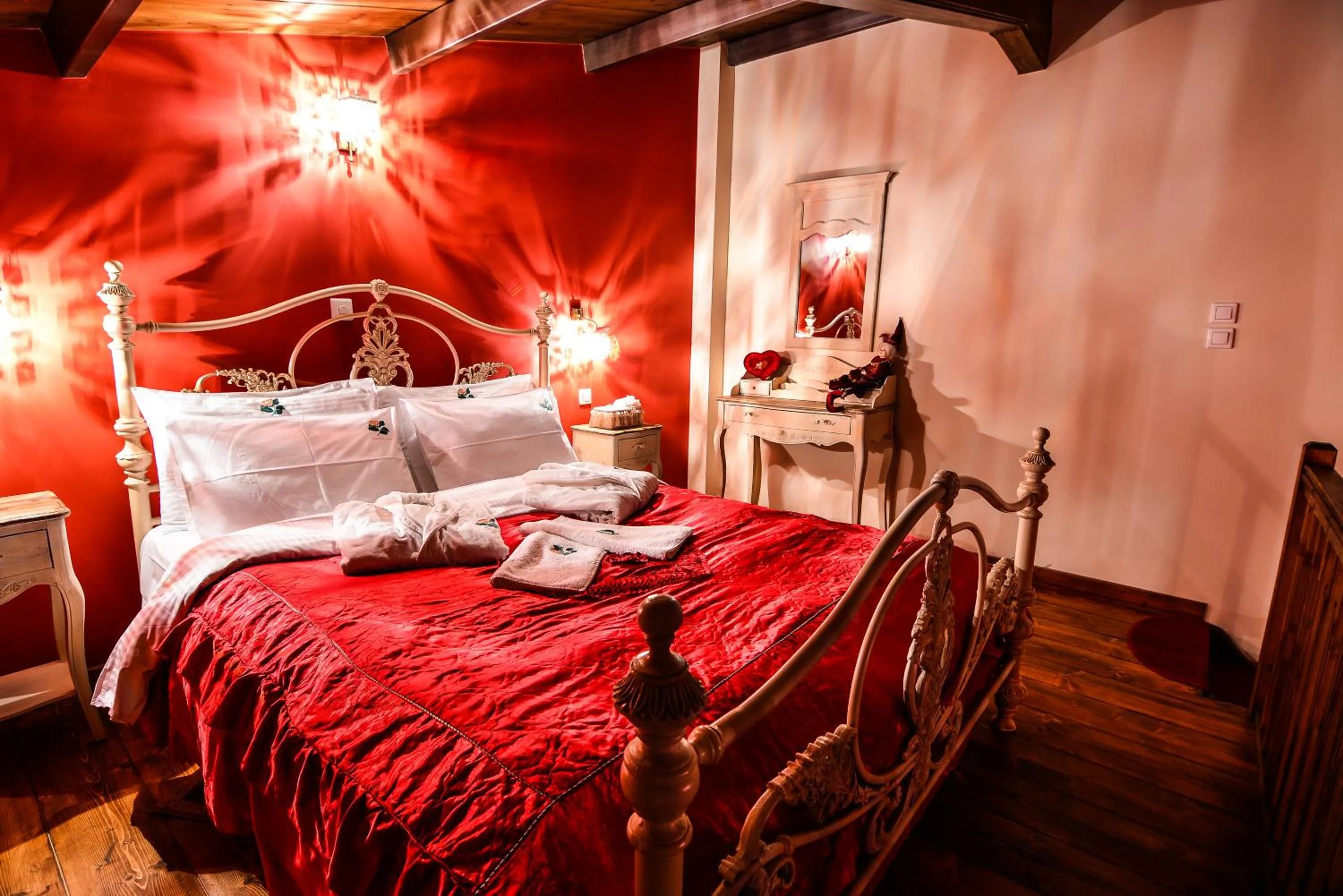 Bed in Camelia Suites