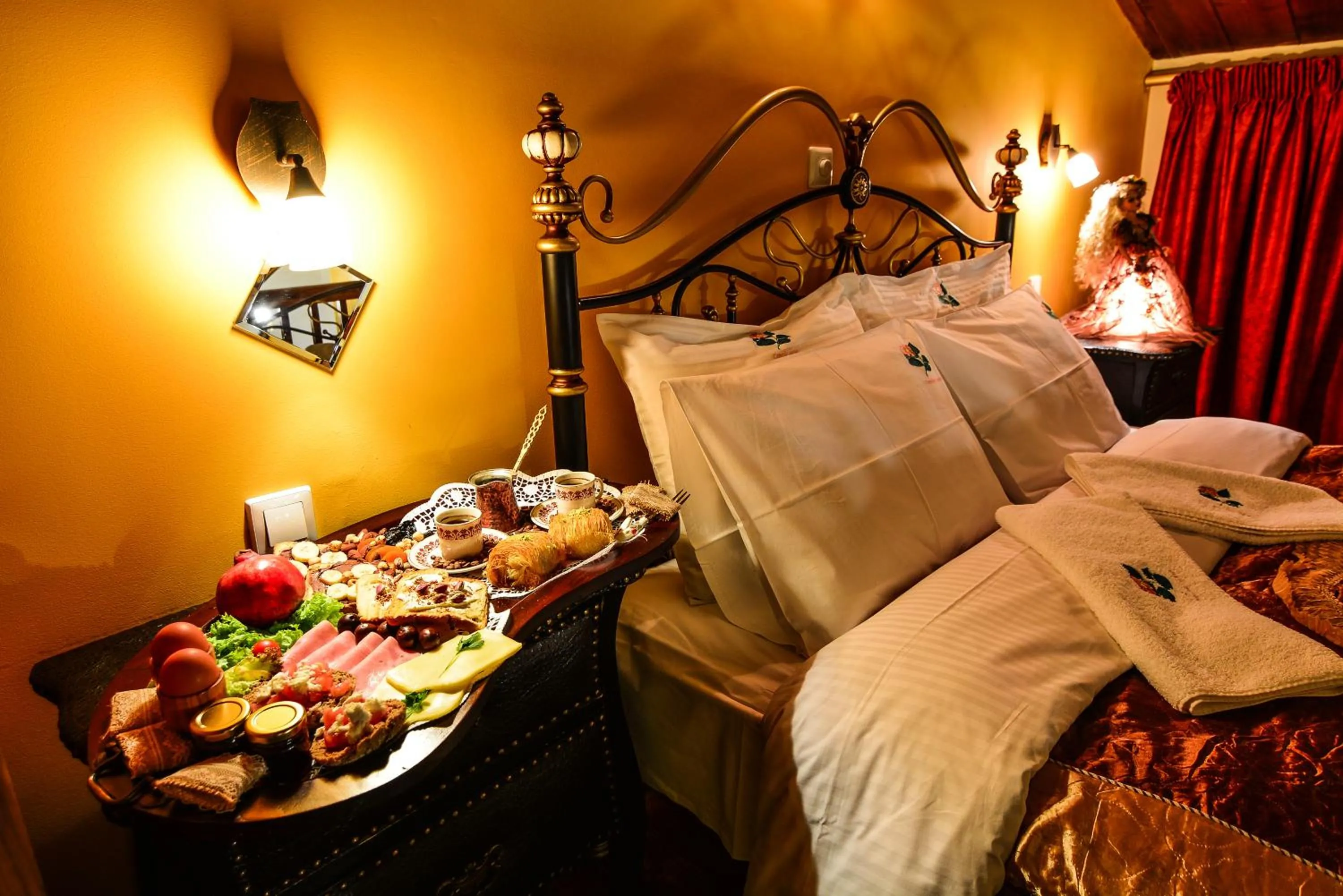 Bed in Camelia Suites