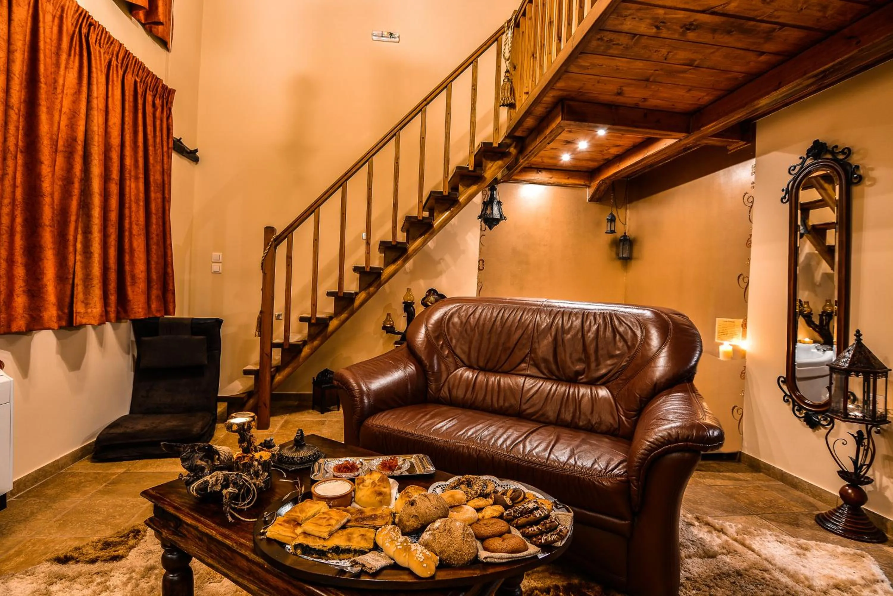 Living room in Camelia Suites