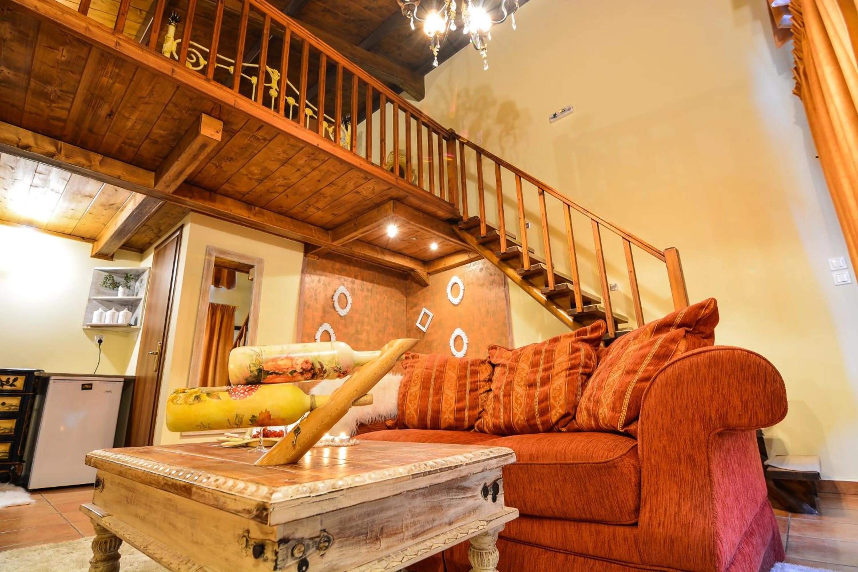 Living room in Camelia Suites