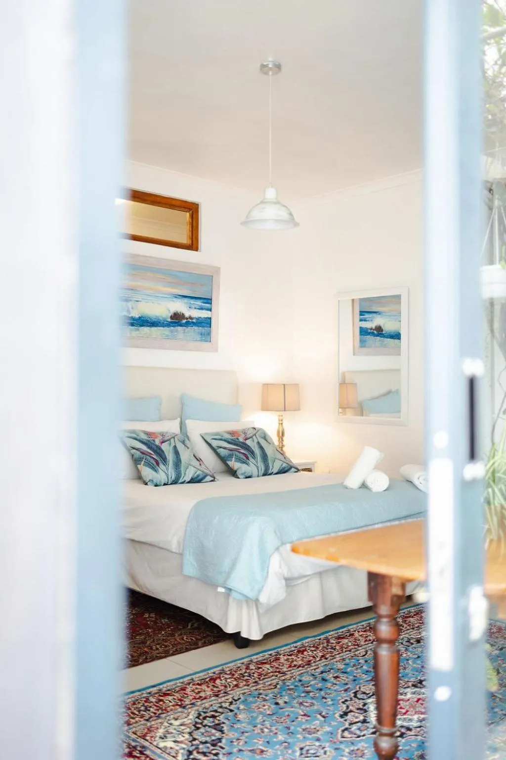 Bed in Radium Hall Guest House