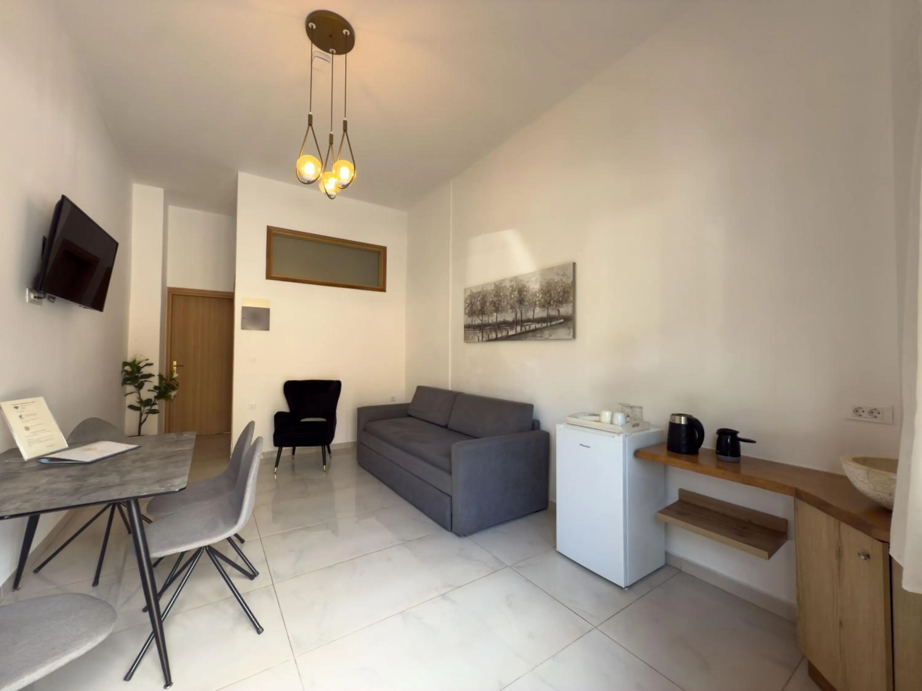 Living room in Deluxe Suites