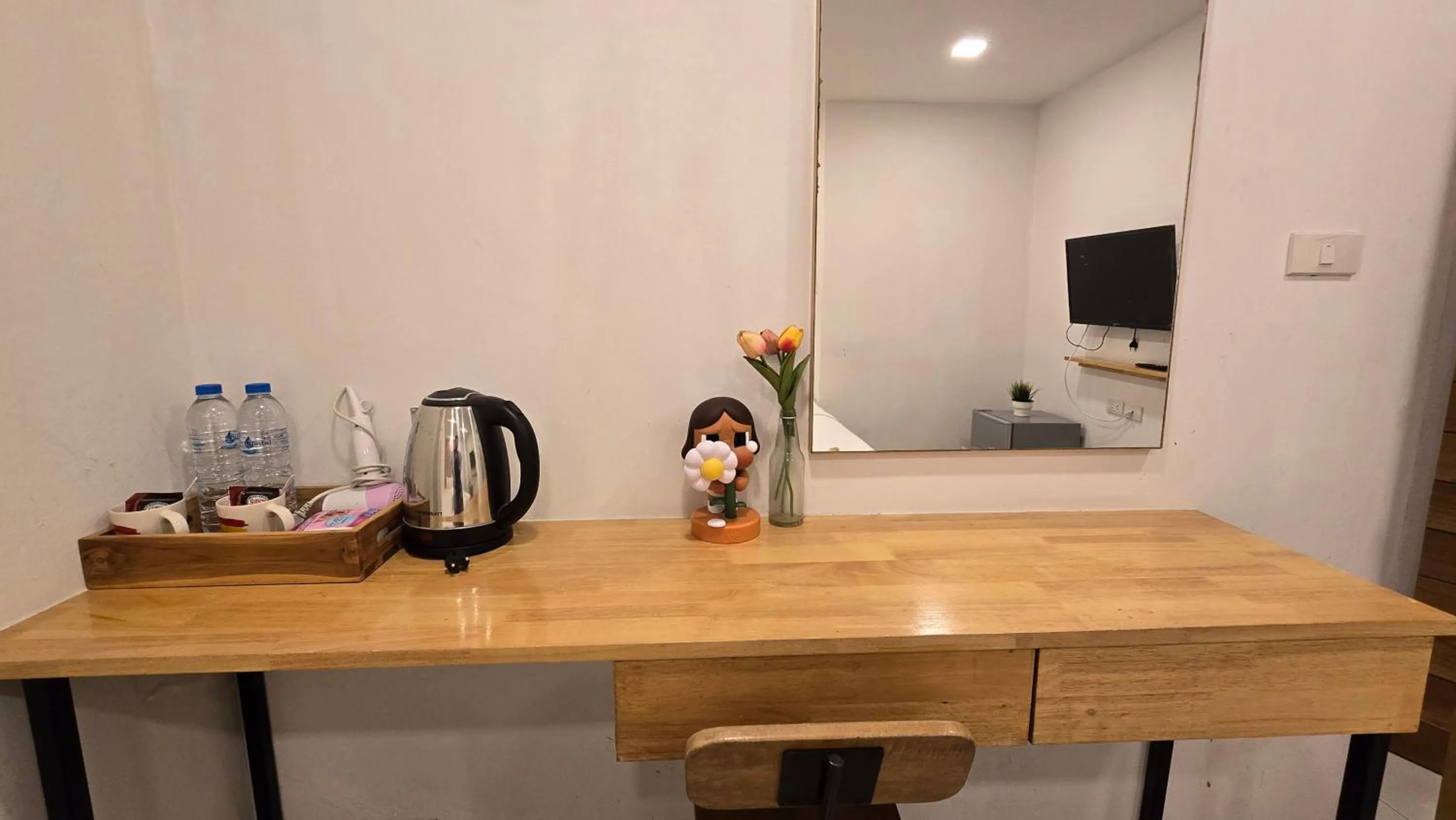 Coffee/tea facilities in Sleepstation at Pratunam