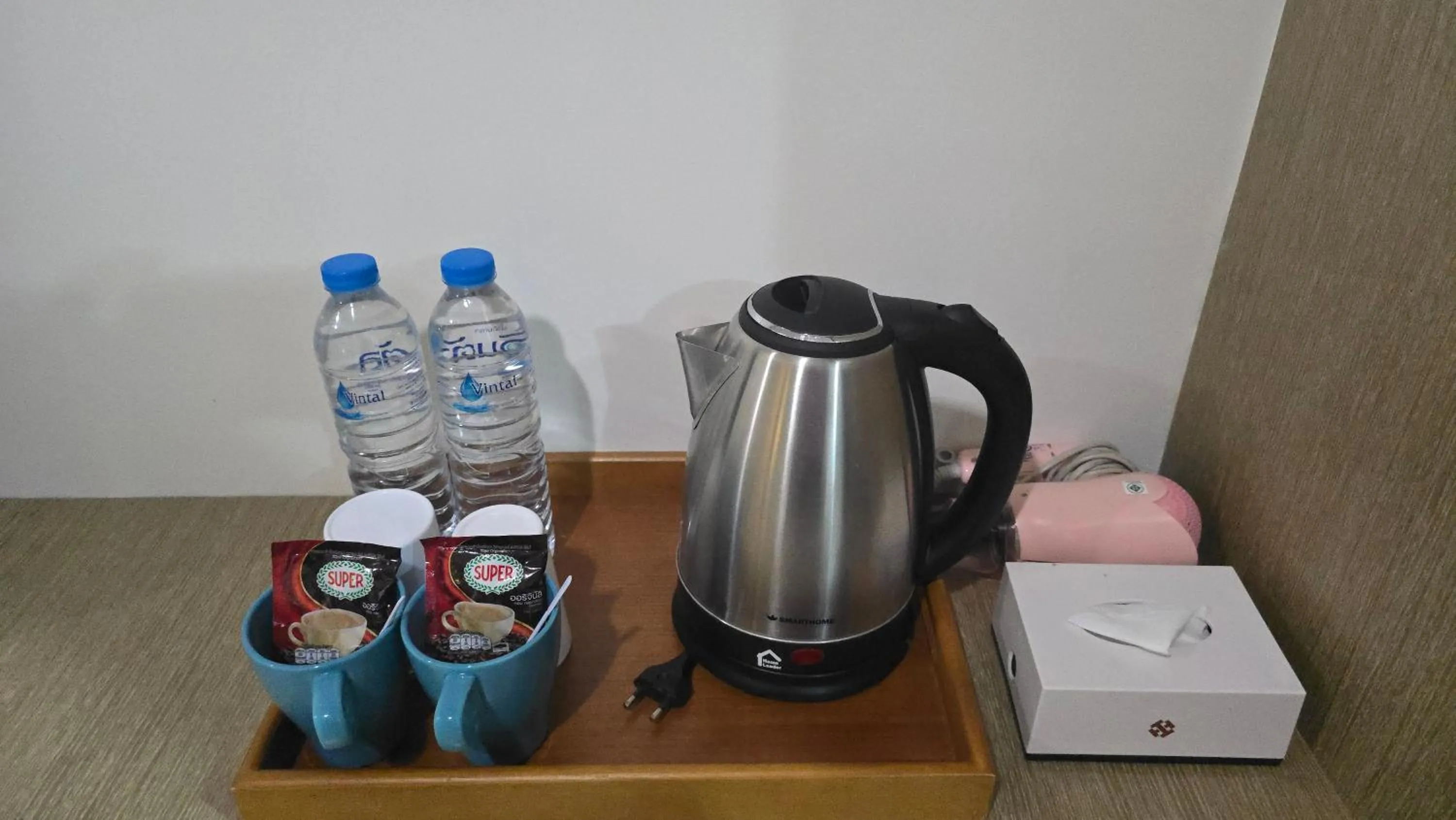 Coffee/tea facilities in Sleepstation at Pratunam