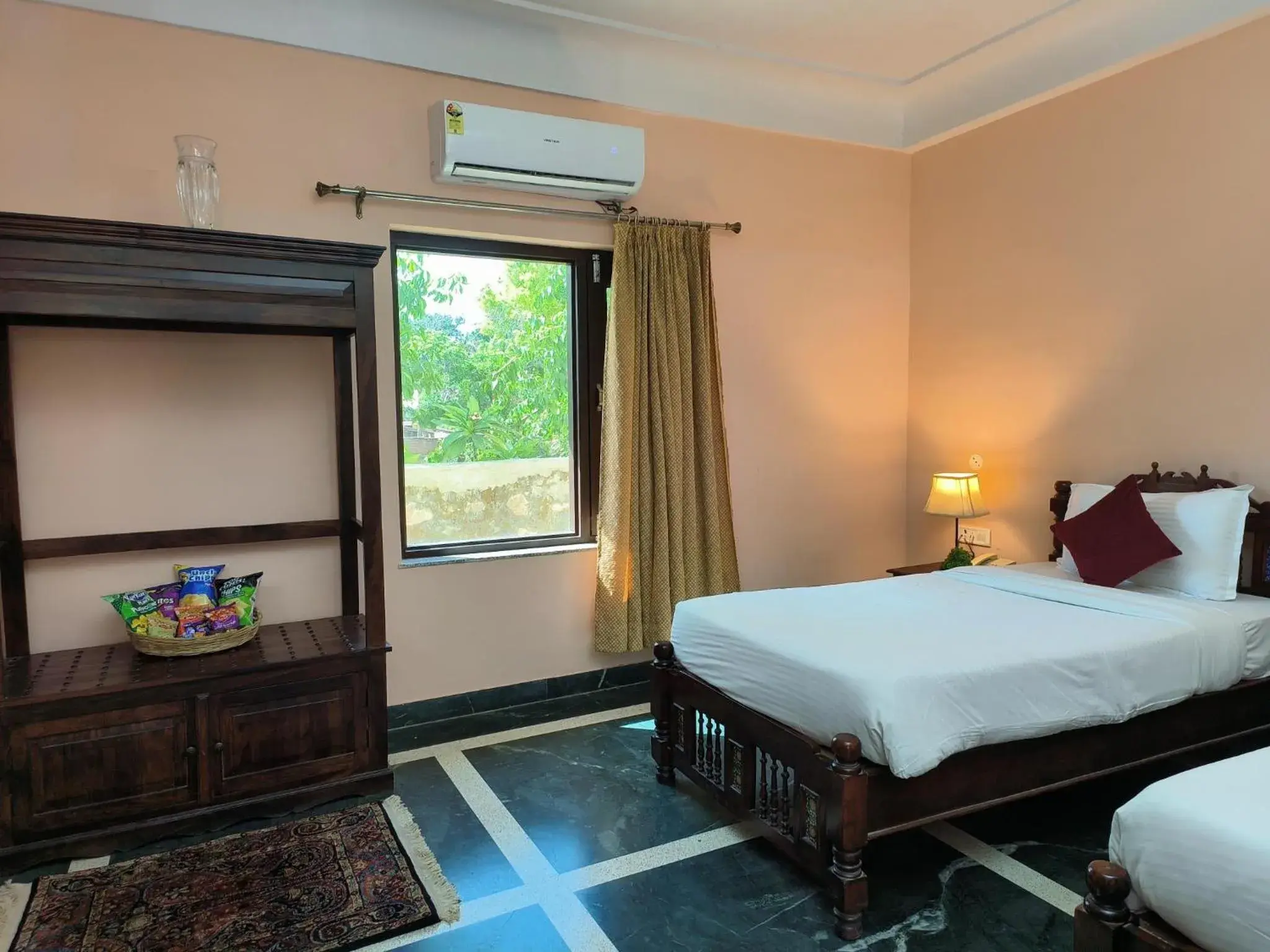 Bed in Sajjan Bagh Resort Bed in Sajjan Bagh Resort