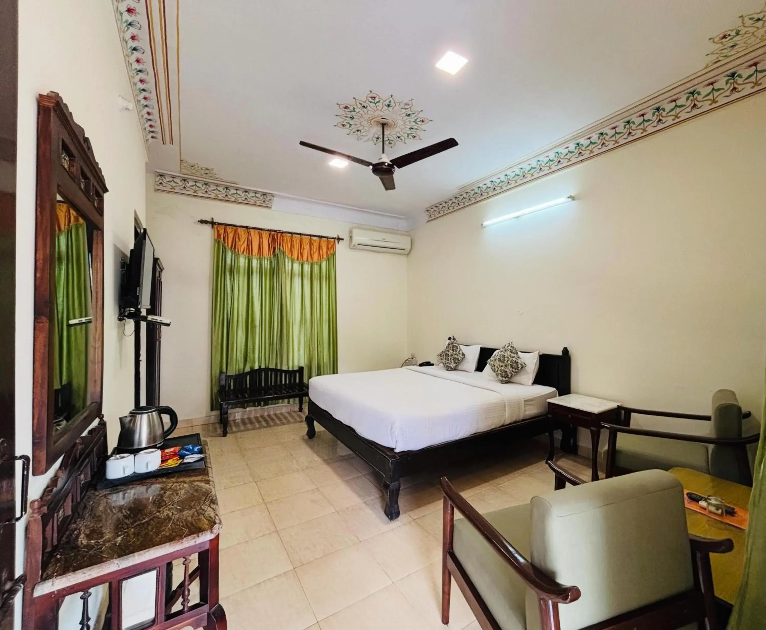 Bed in Sajjan Bagh Resort Bed in Sajjan Bagh Resort