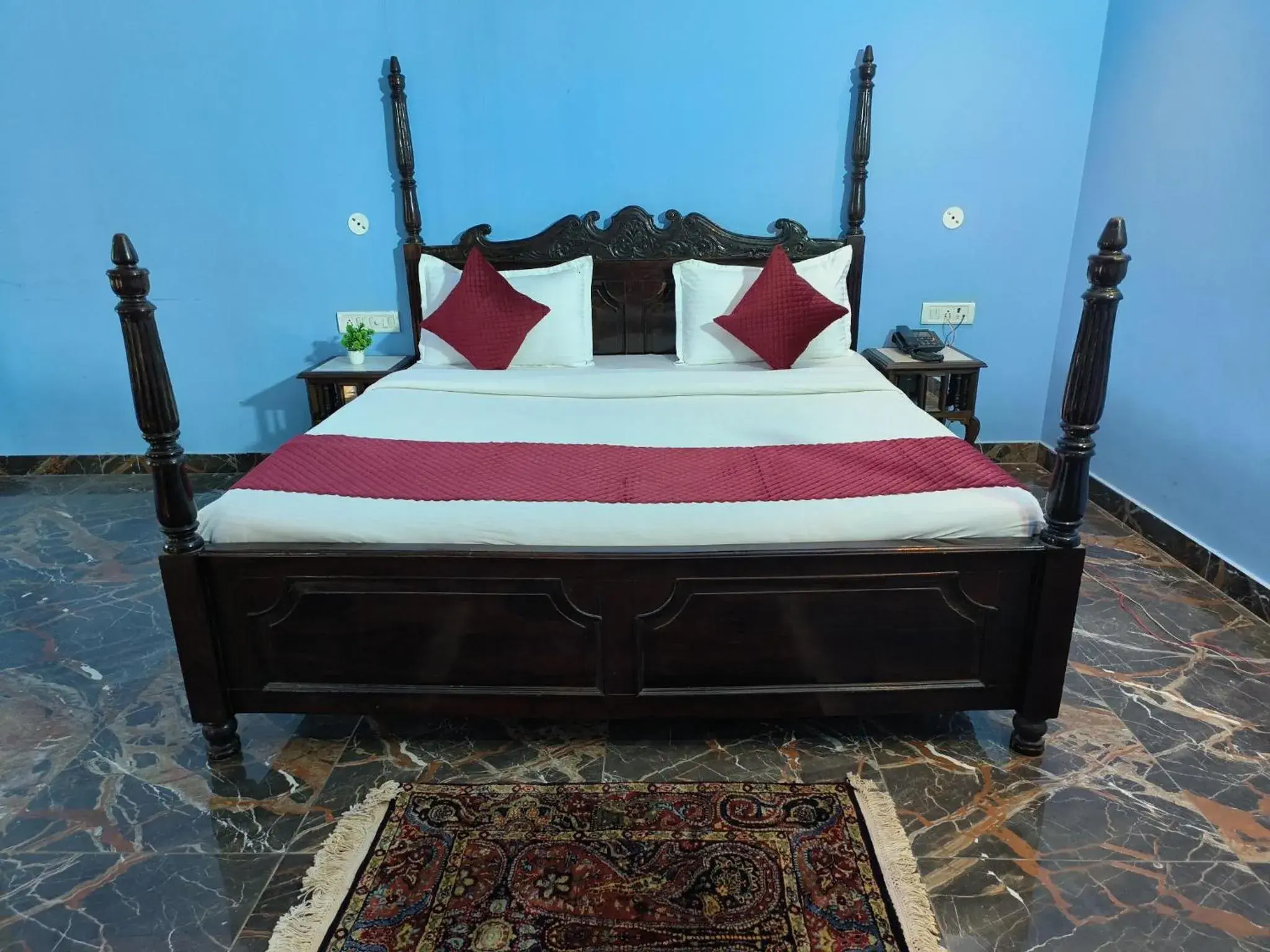 Bed in Sajjan Bagh Resort Bed in Sajjan Bagh Resort