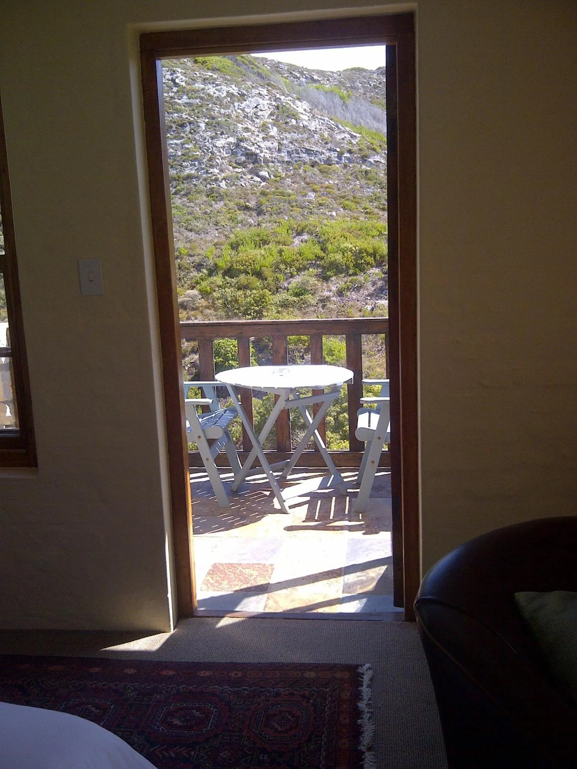 Balcony/Terrace, Bed in Agulhas Country Lodge