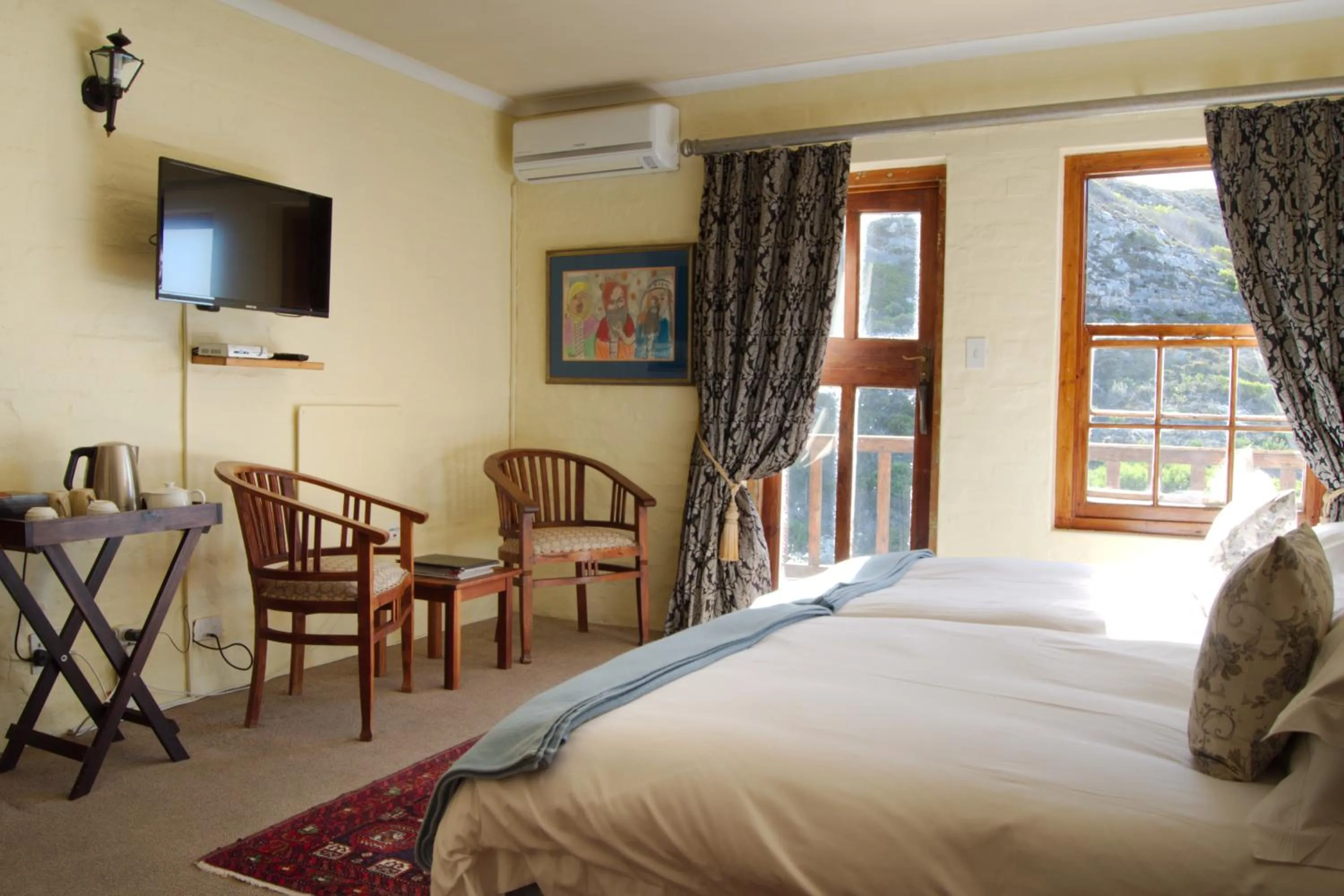 Sea view, Bed in Agulhas Country Lodge