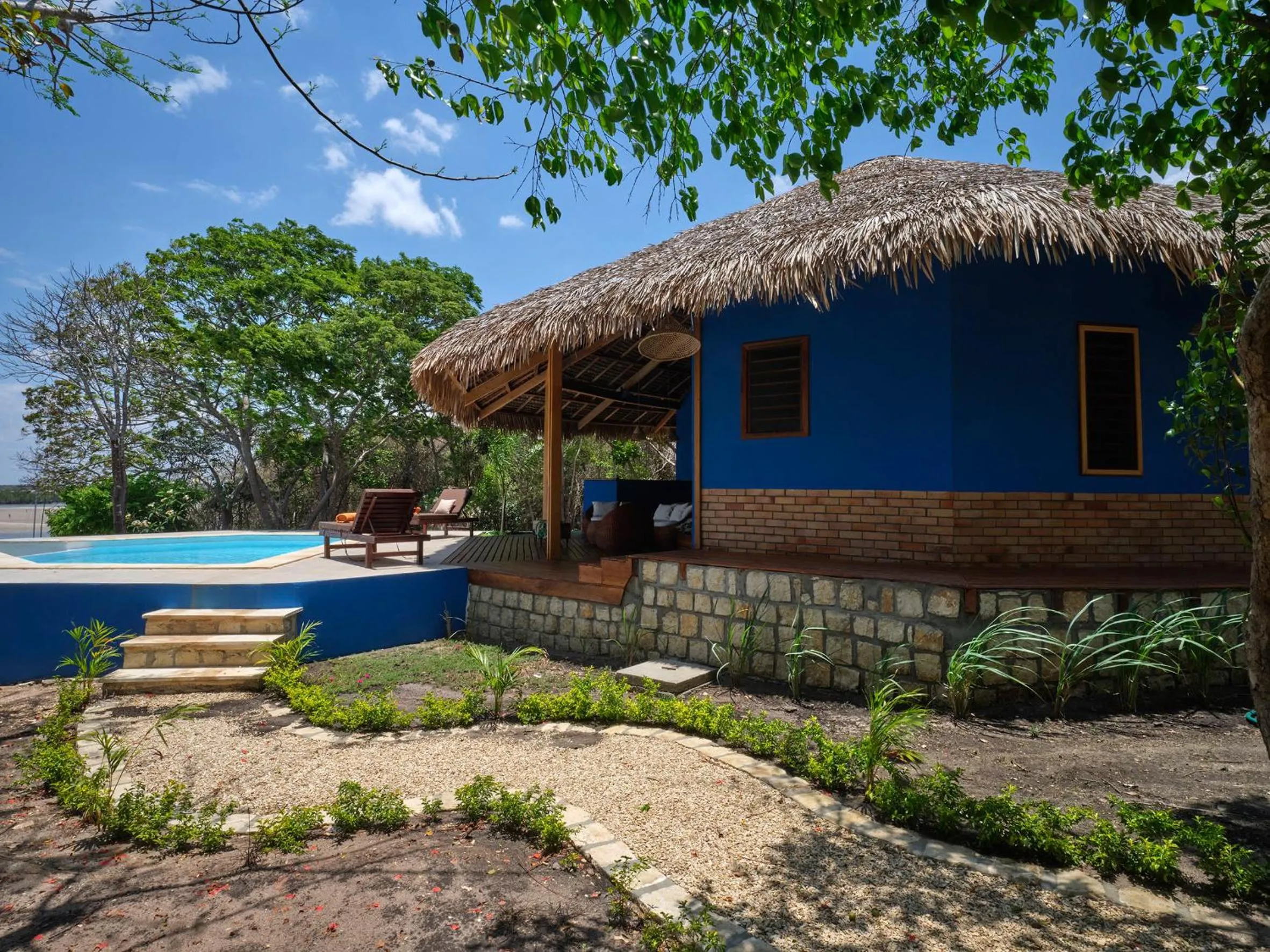 Garden view in Antsanitia Resort