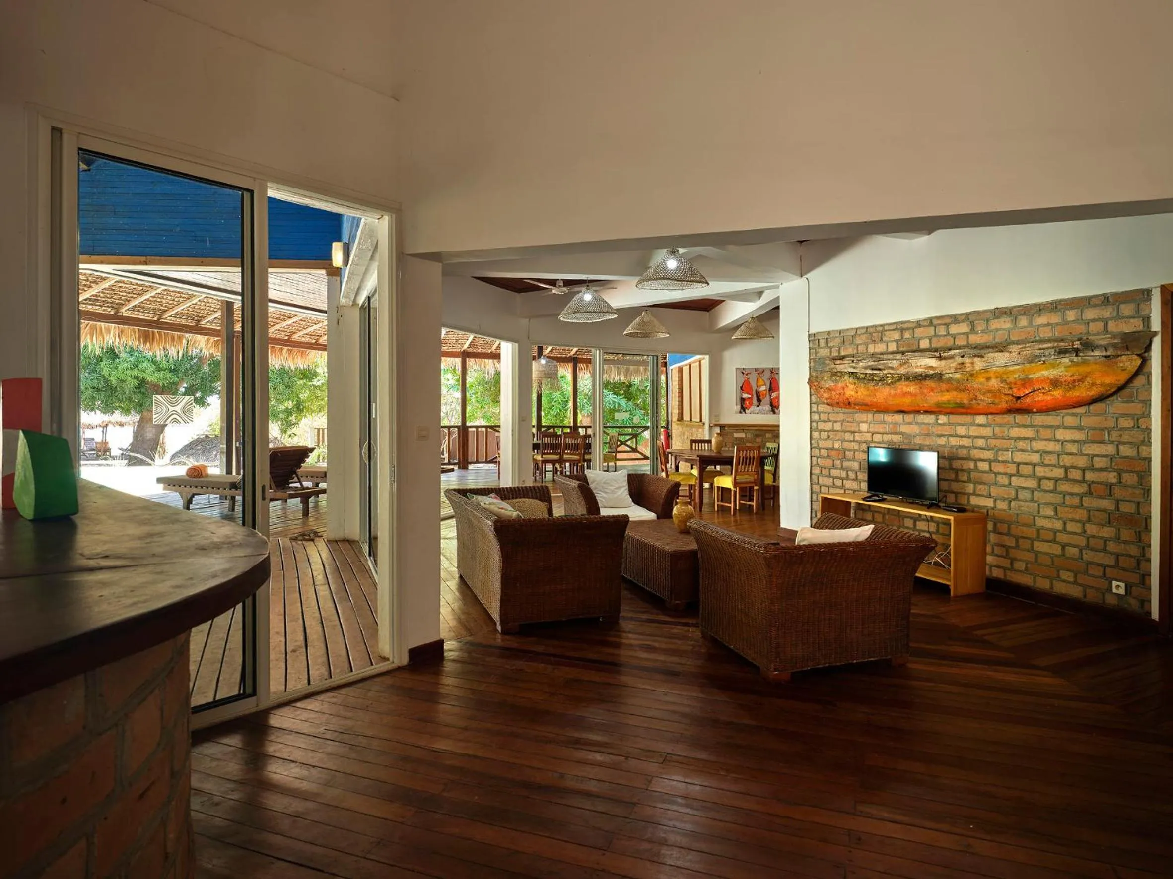 Living room in Antsanitia Resort