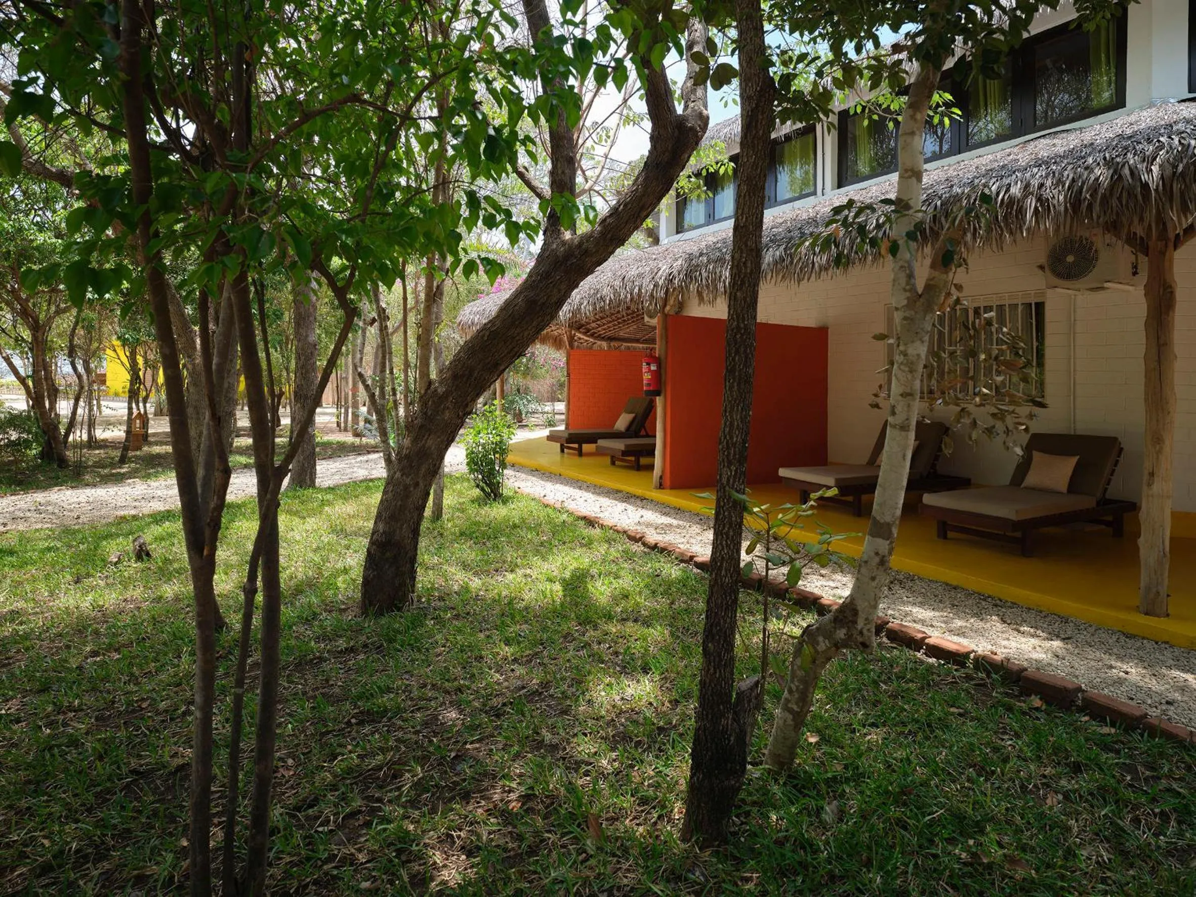 Garden view in Antsanitia Resort