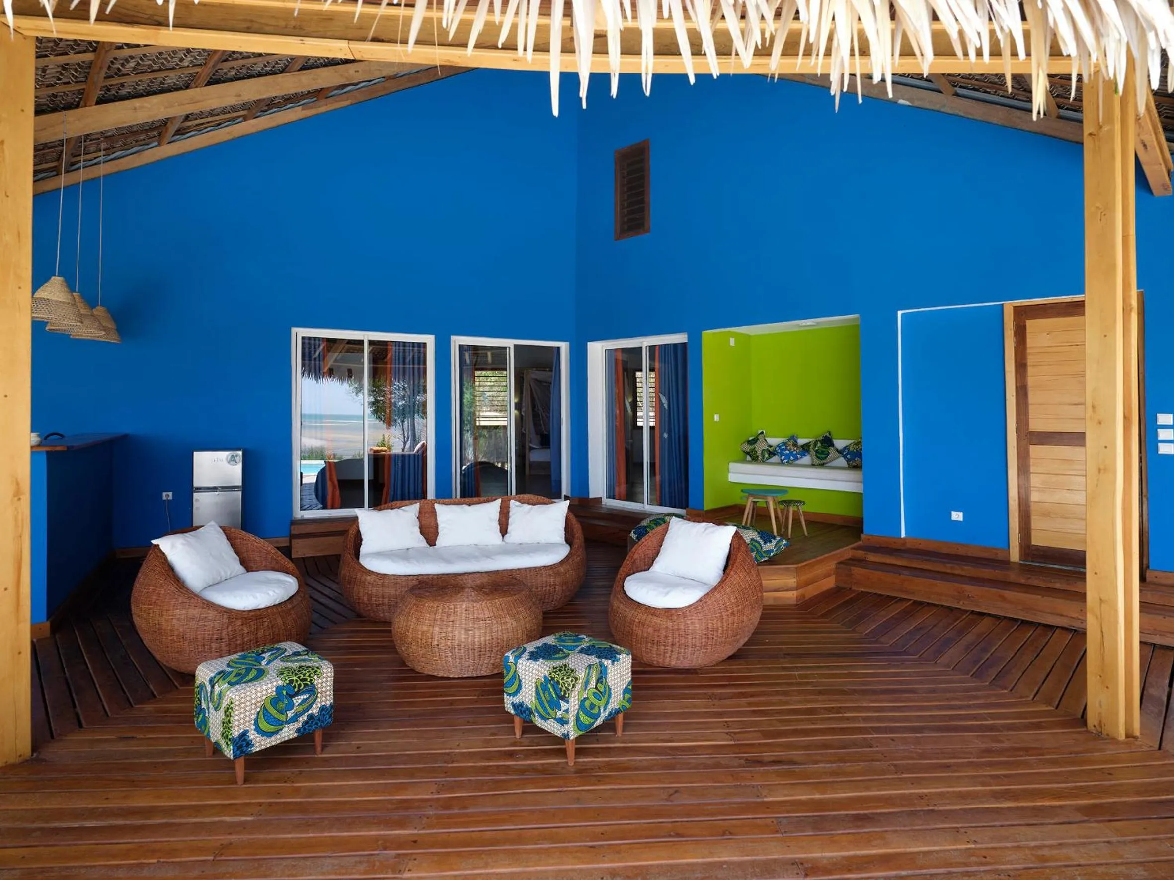 Seating area in Antsanitia Resort