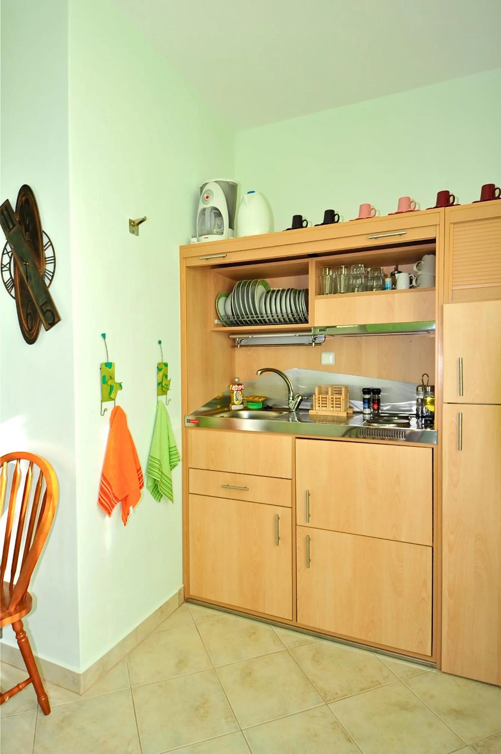 Kitchen or kitchenette in Myrties Boutique Apartments