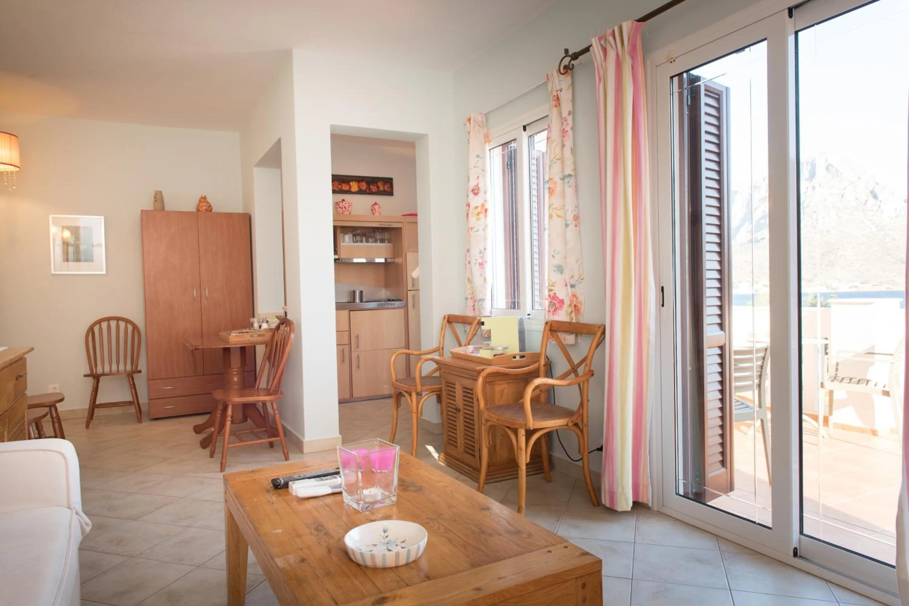 Seating area in Myrties Boutique Apartments