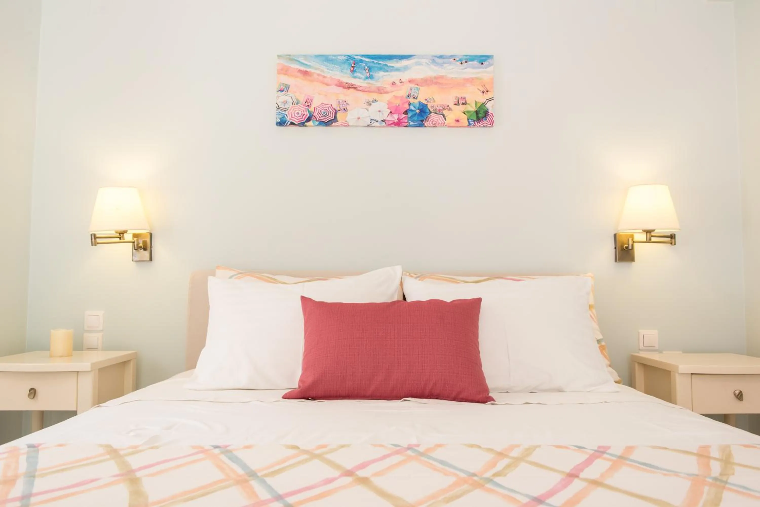 Bed in Myrties Boutique Apartments