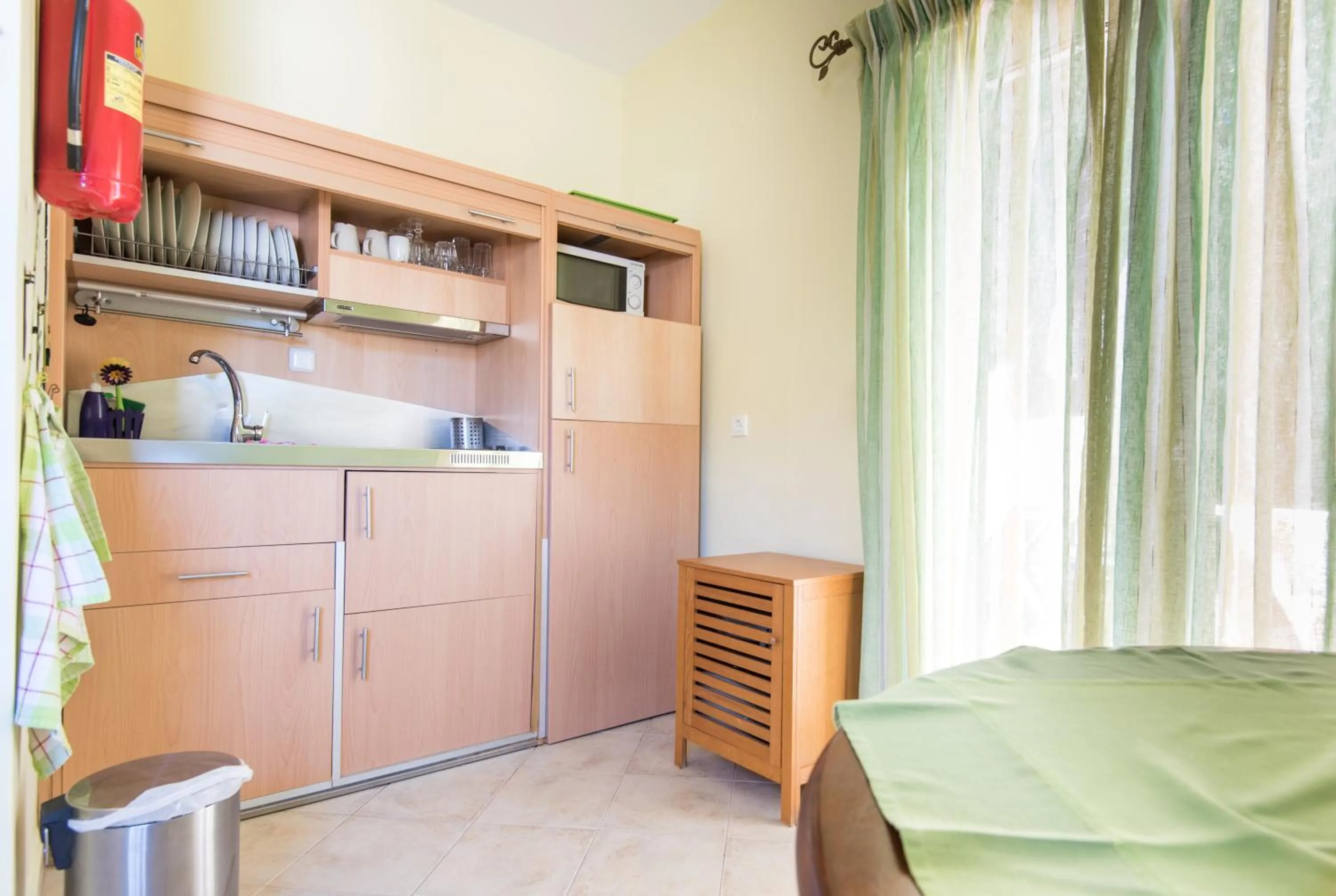 Kitchen or kitchenette in Myrties Boutique Apartments