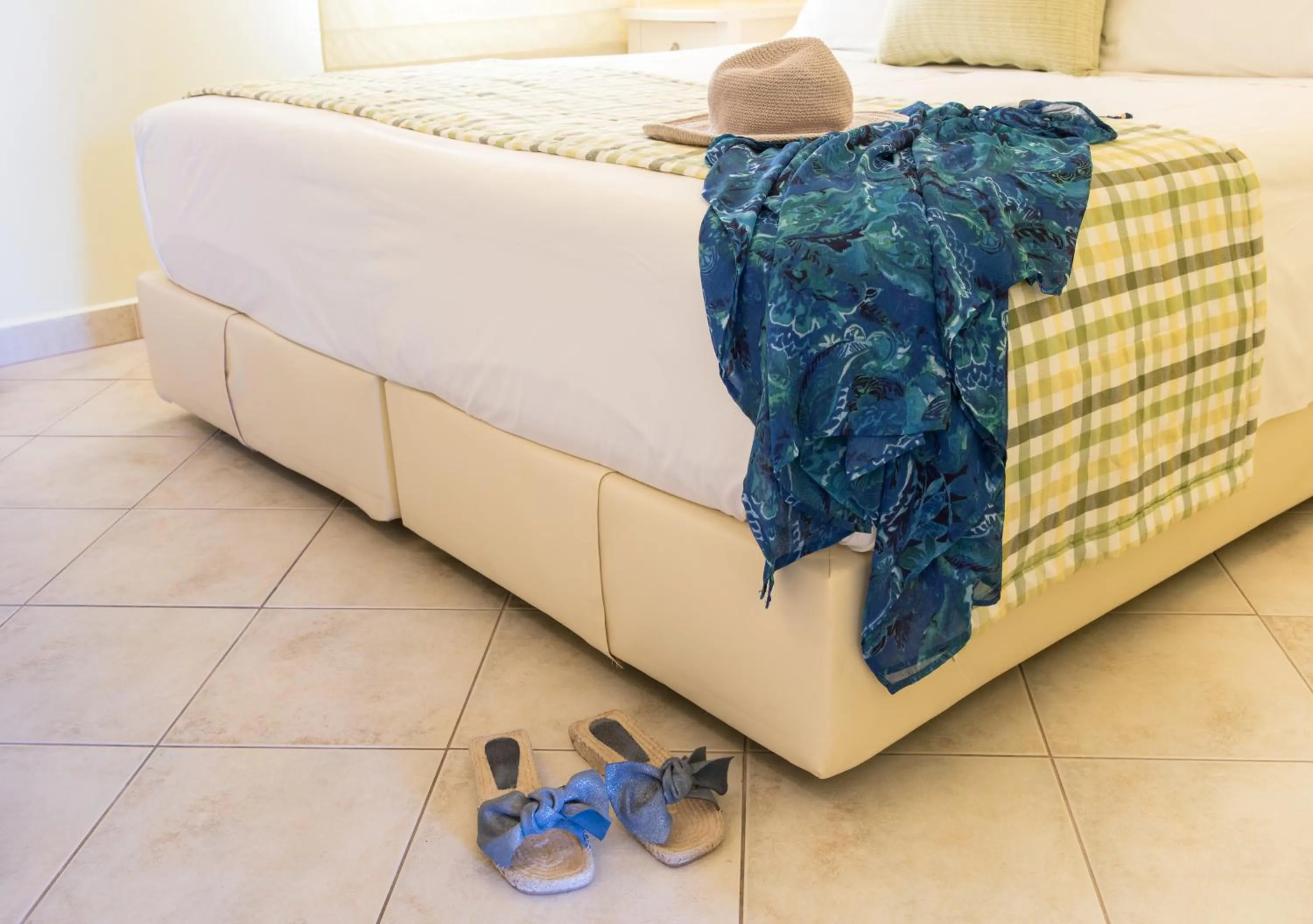 Bed in Myrties Boutique Apartments