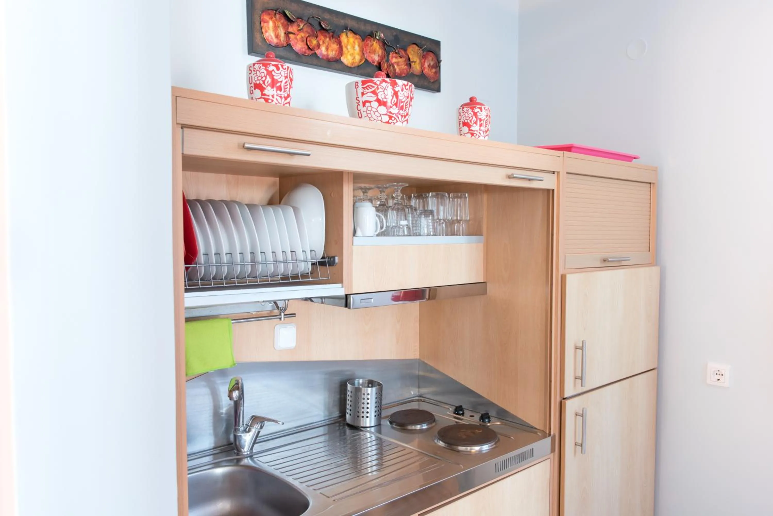 Kitchen or kitchenette in Myrties Boutique Apartments