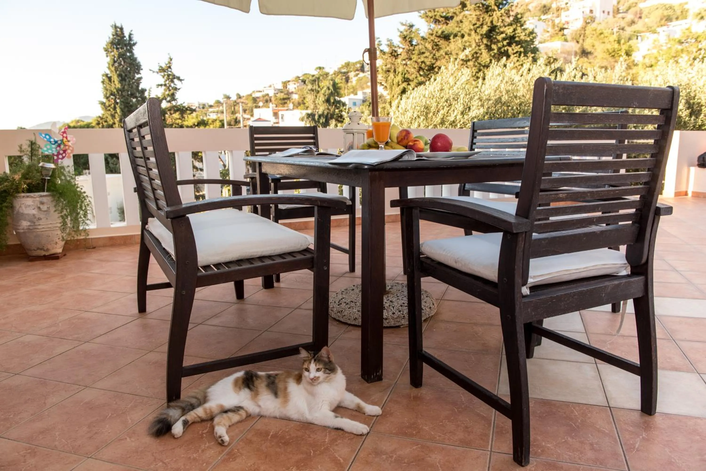 Patio in Myrties Boutique Apartments