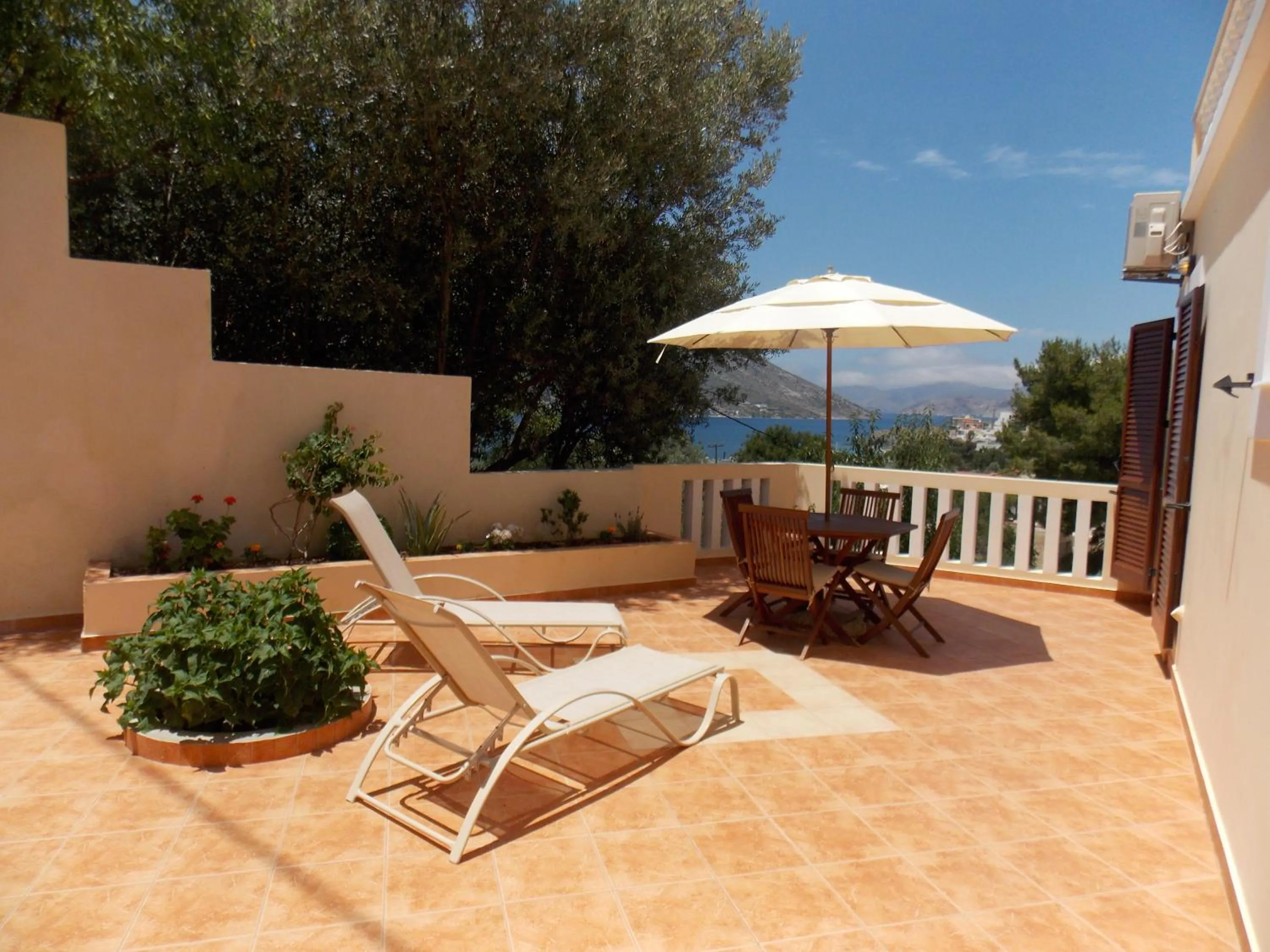 Patio in Myrties Boutique Apartments