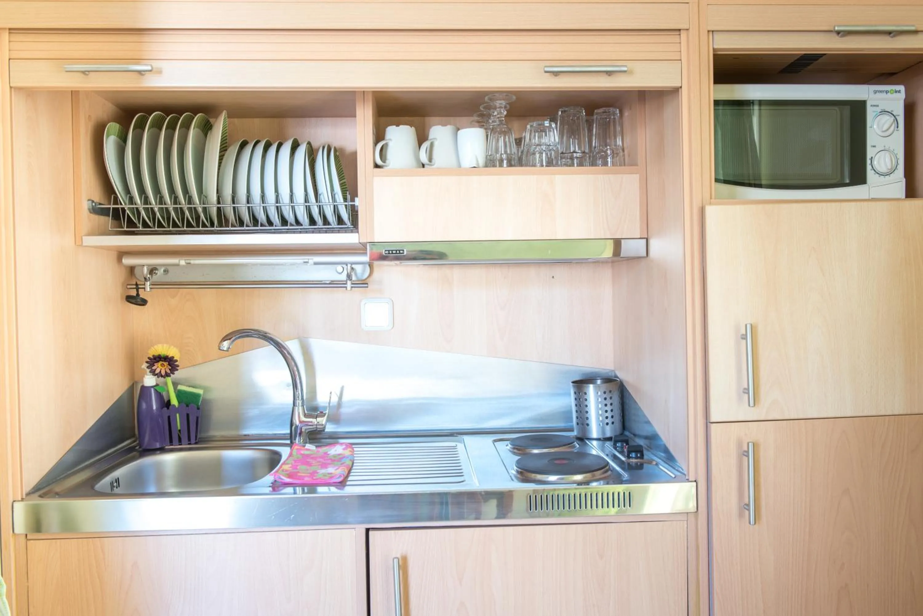 Kitchen or kitchenette in Myrties Boutique Apartments