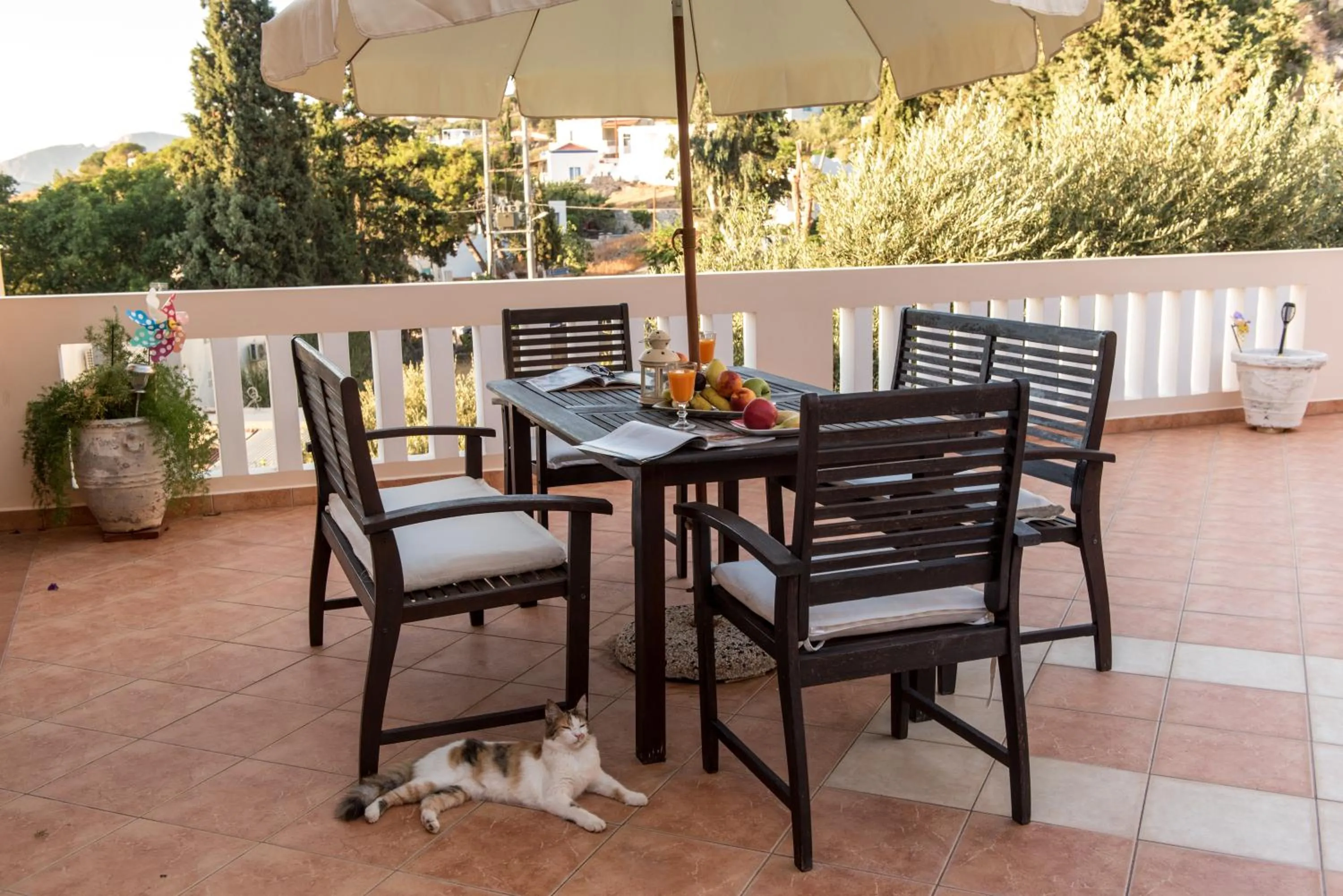 Patio in Myrties Boutique Apartments