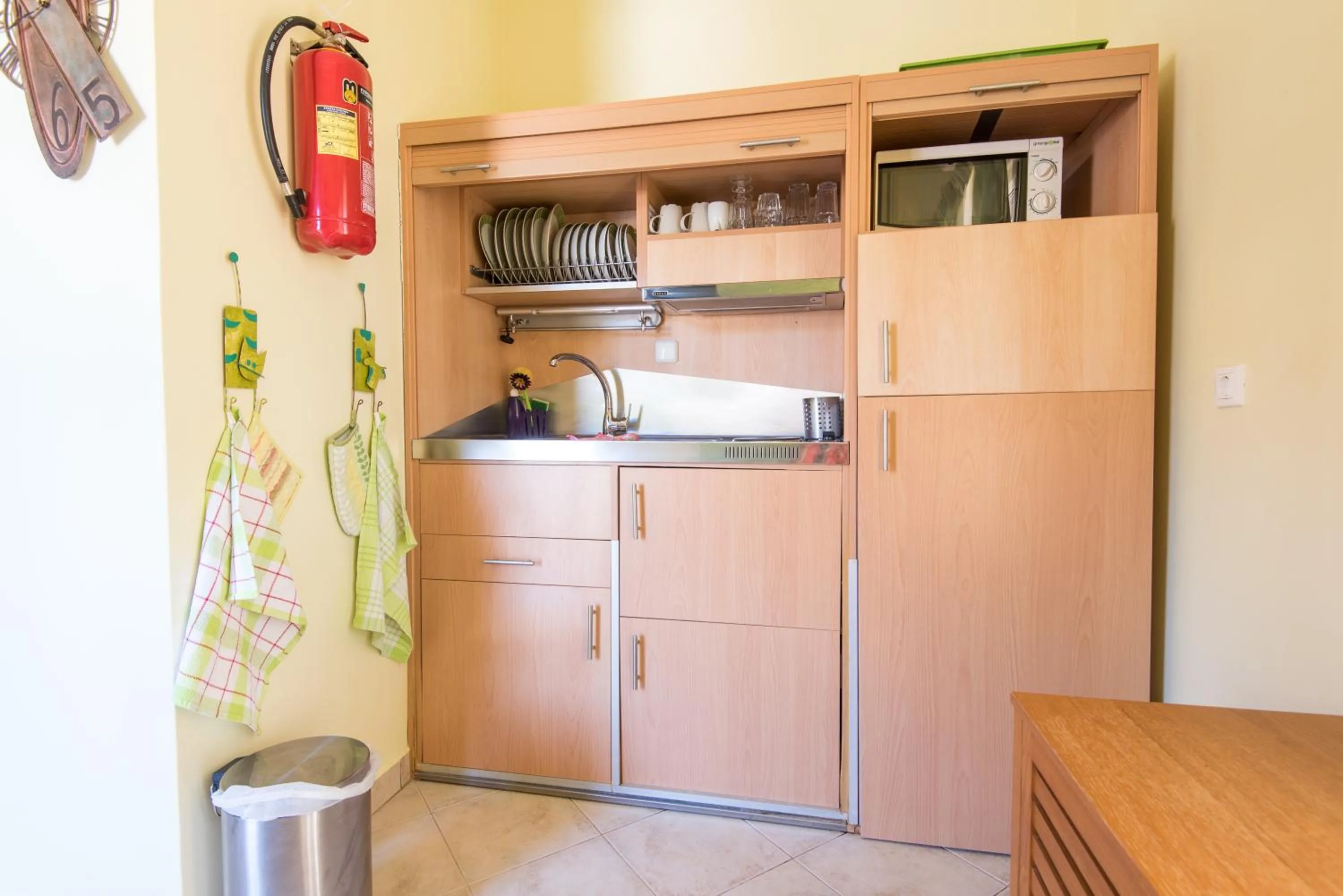 Kitchen or kitchenette in Myrties Boutique Apartments