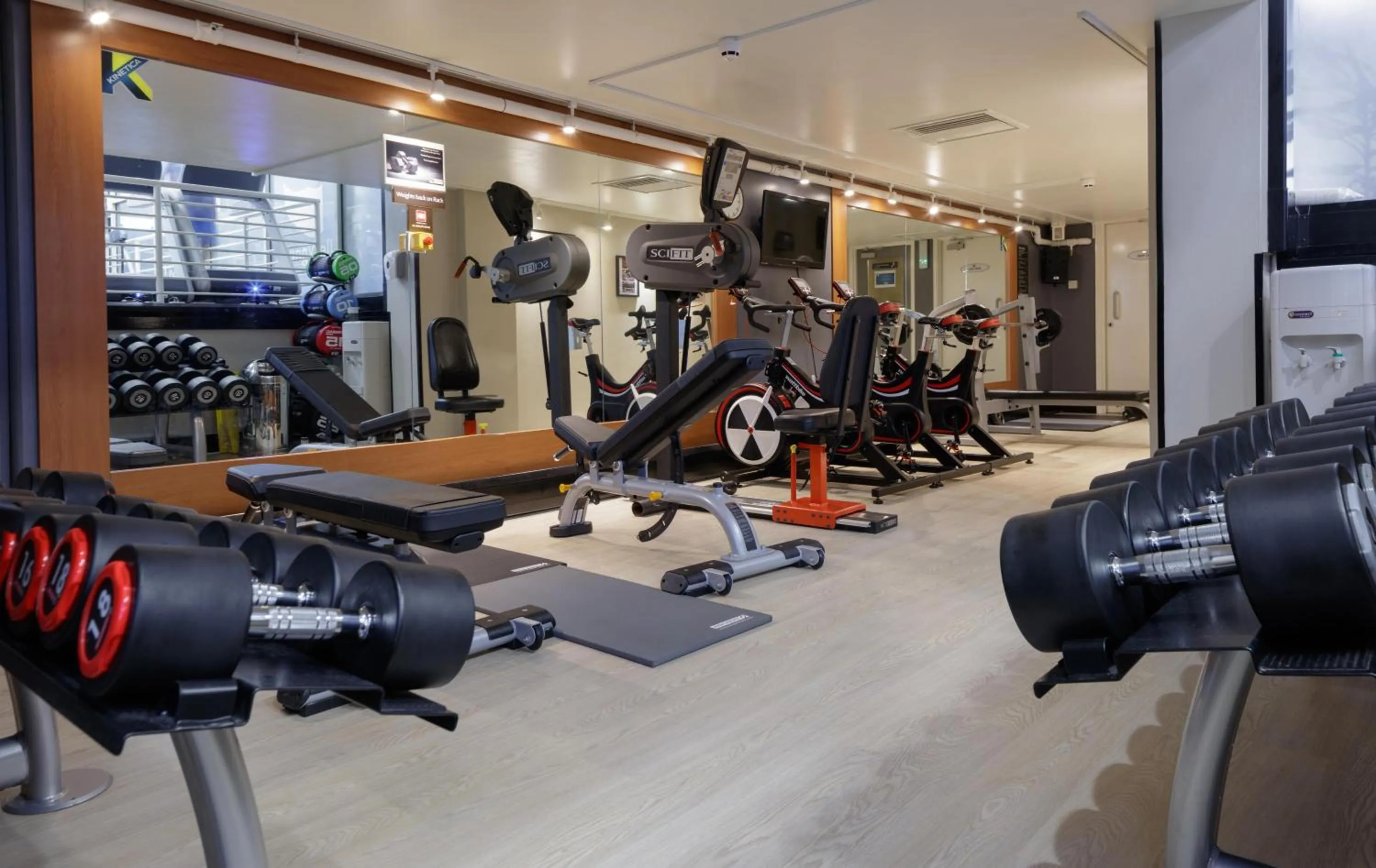 Fitness centre/facilities in Hilton Leeds City