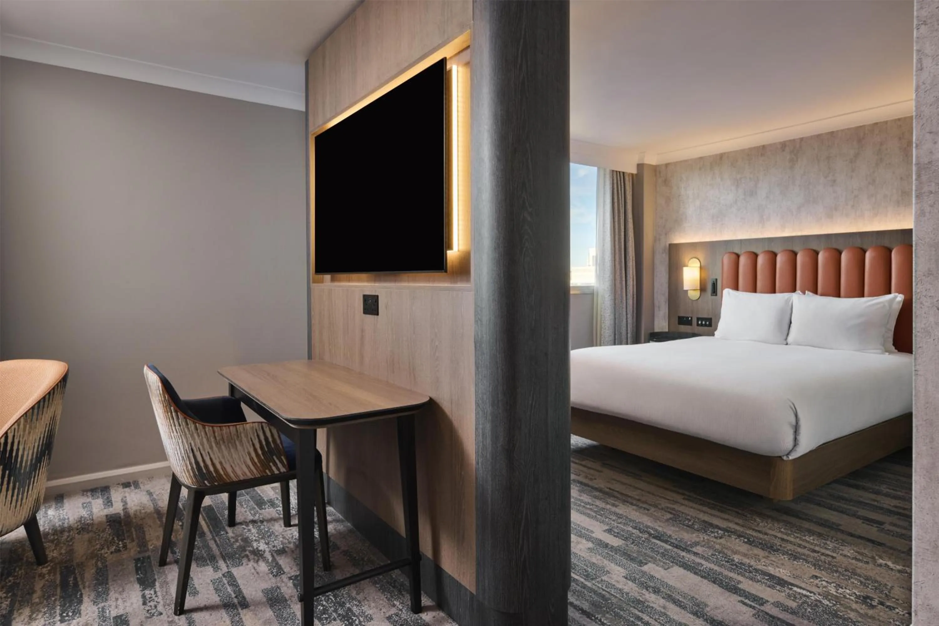 Bedroom, Bed in Hilton Leeds City