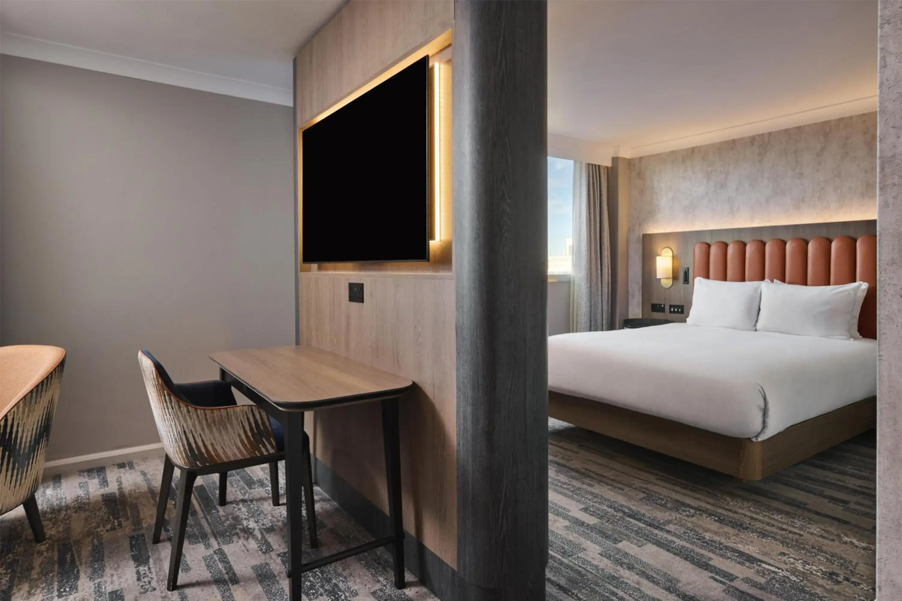 Bedroom, Bed in Hilton Leeds City Bedroom, Bed in Hilton Leeds City