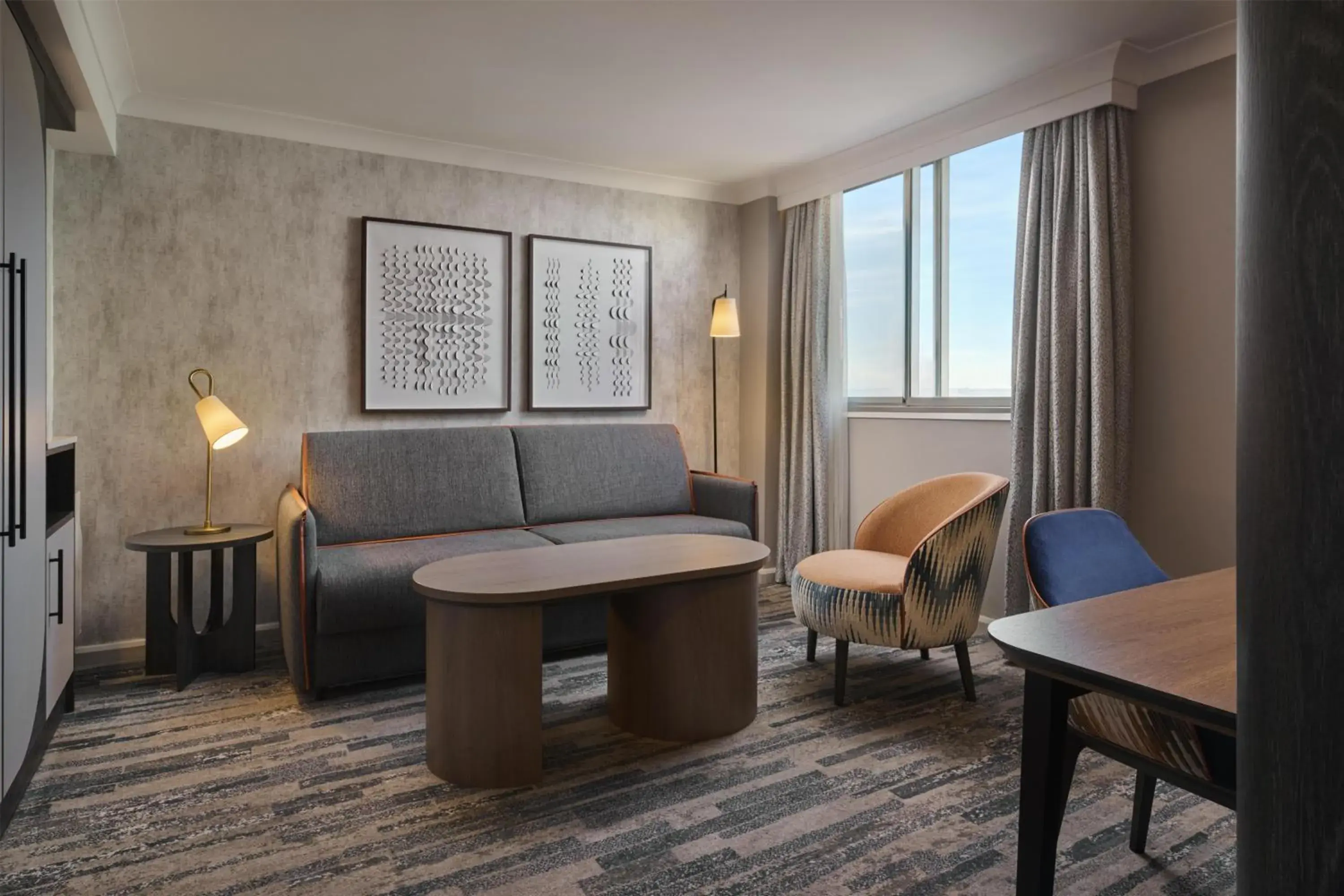 Living room in Hilton Leeds City Living room in Hilton Leeds City