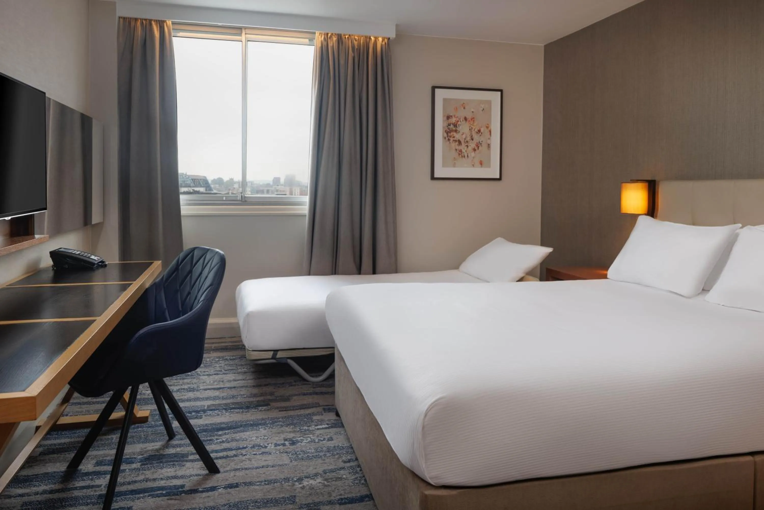 Bedroom, Bed in Hilton Leeds City