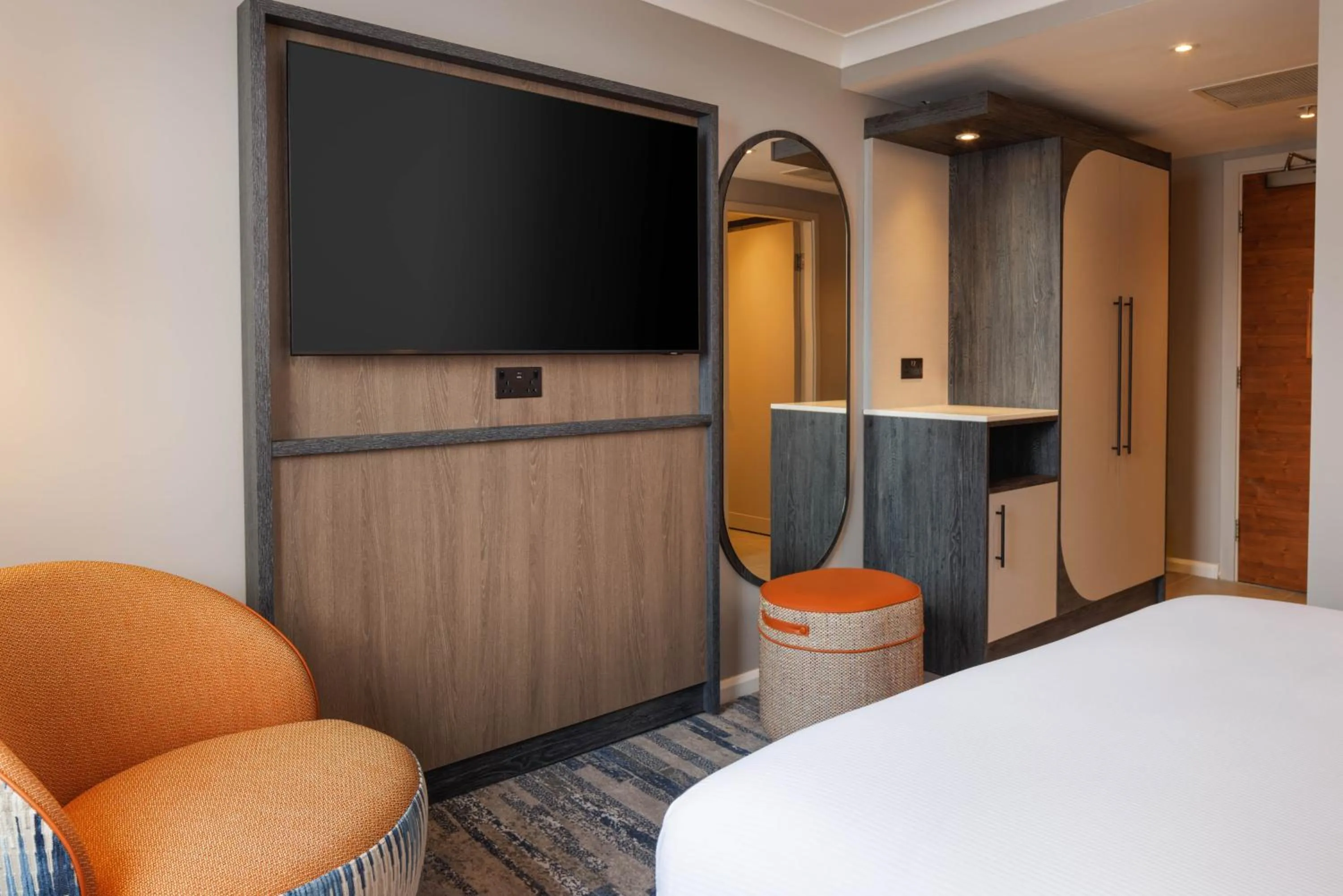 Bedroom, Bed in Hilton Leeds City