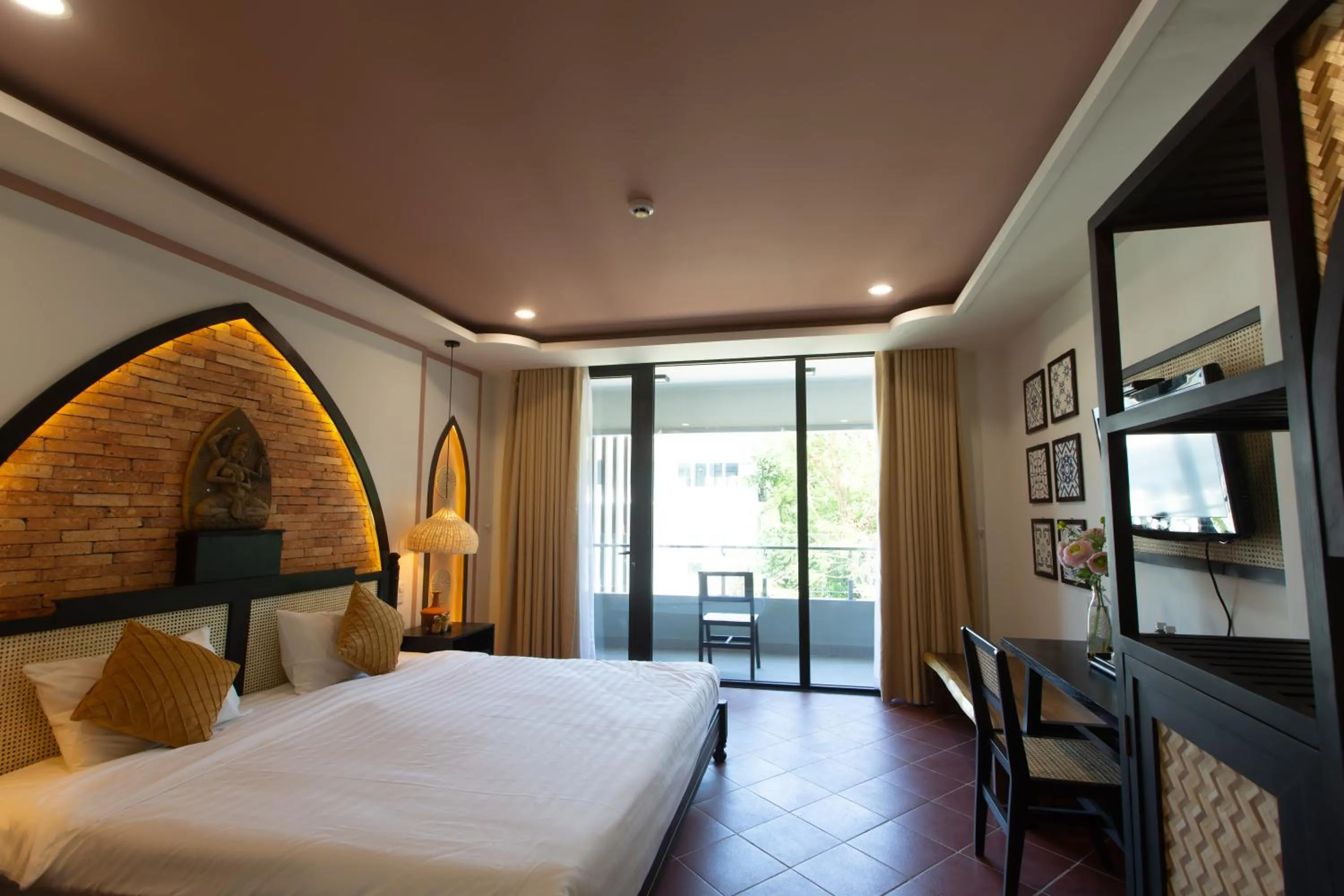Bedroom in Binh Duong Resident Hotel