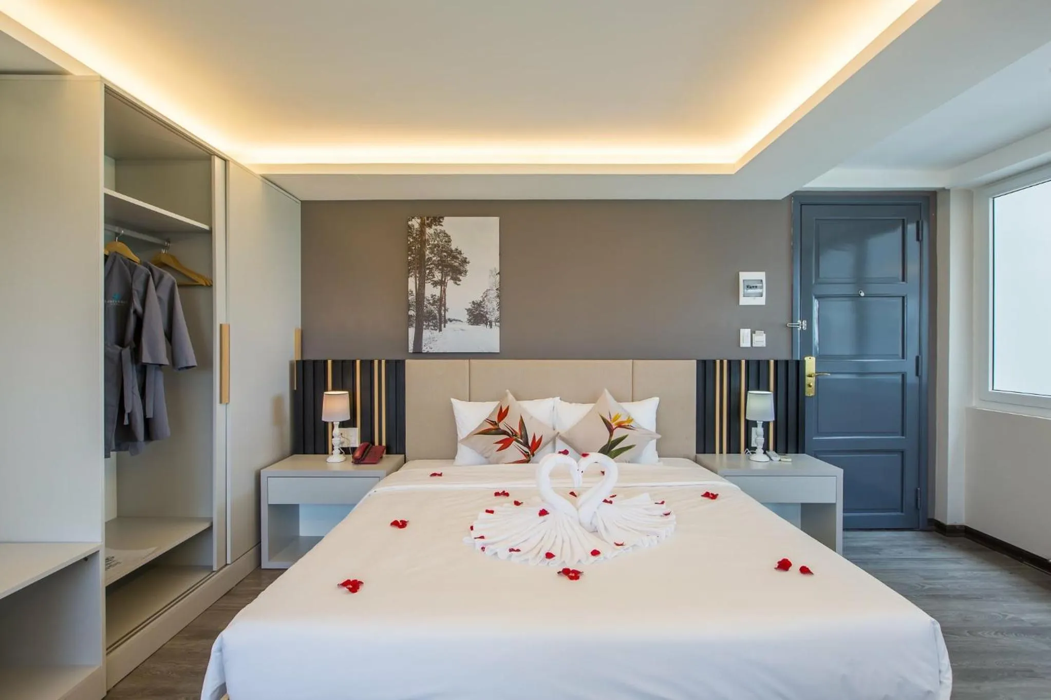 Bedroom in Binh Duong Resident Hotel