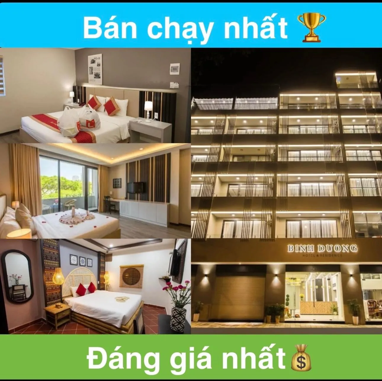 Property building in Binh Duong Resident Hotel